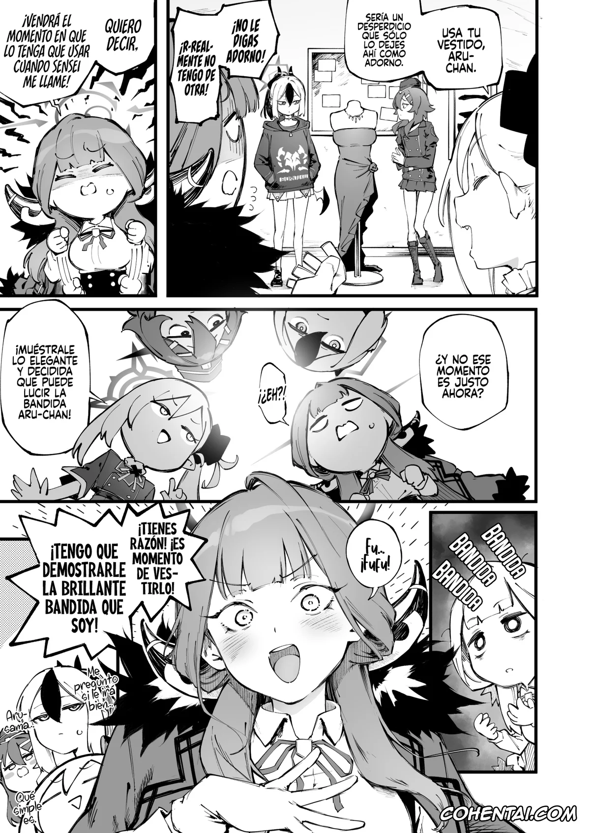 Blue Archive hentai, Aru Rikuhachima hentai, Sensei hentai, Suki da yo Rikuhachima (Blue Archive), pagina 6