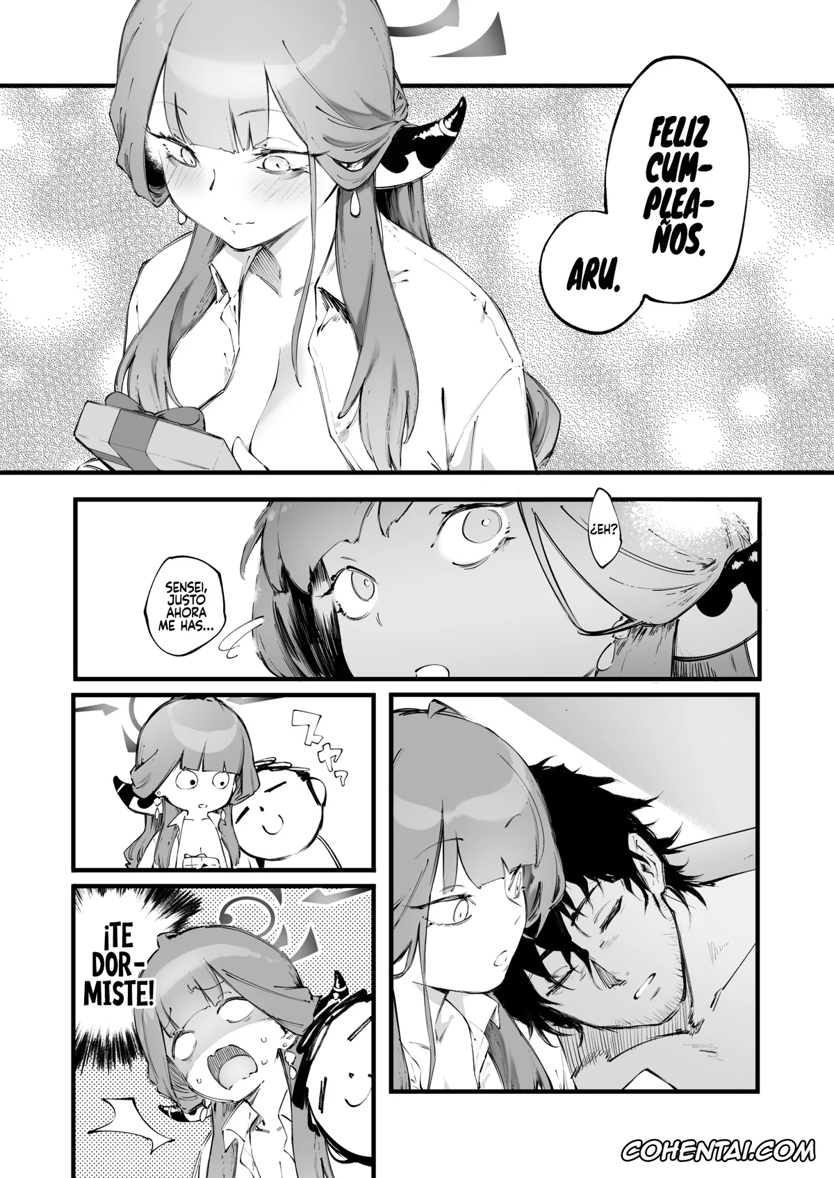 Blue Archive xxx, Aru Rikuhachima xxx, Sensei xxx, Suki da yo Rikuhachima (Blue Archive), pagina 28