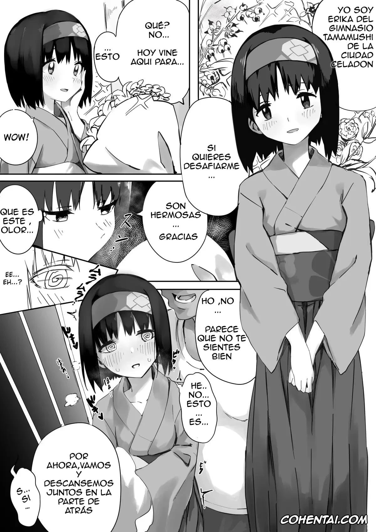 Pokemon | Pocket Monsters xxx, Erika xxx, Erika-sama Manga (Pokémon), pagina 1