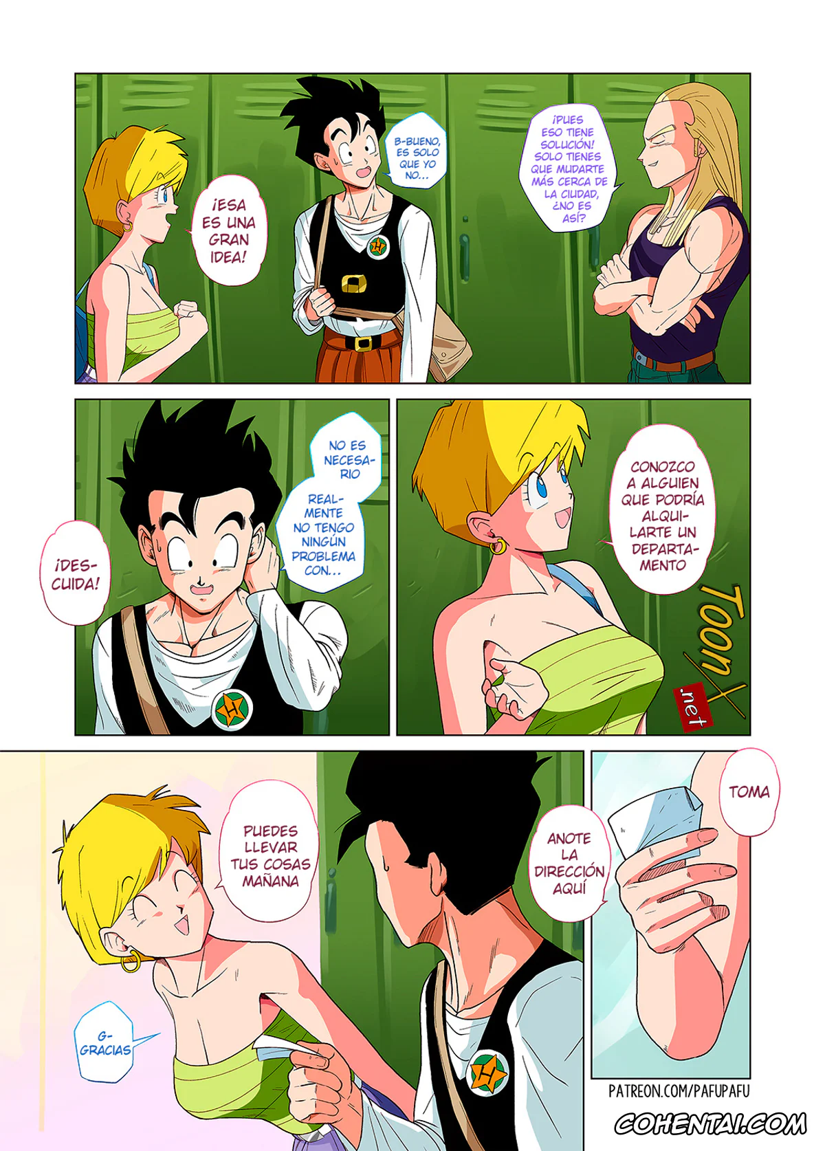 Dragon Ball Z hentai, Erasa hentai, Son Gohan hentai, Gohan vs Erasa! (Dragon Ball Z), pagina 3