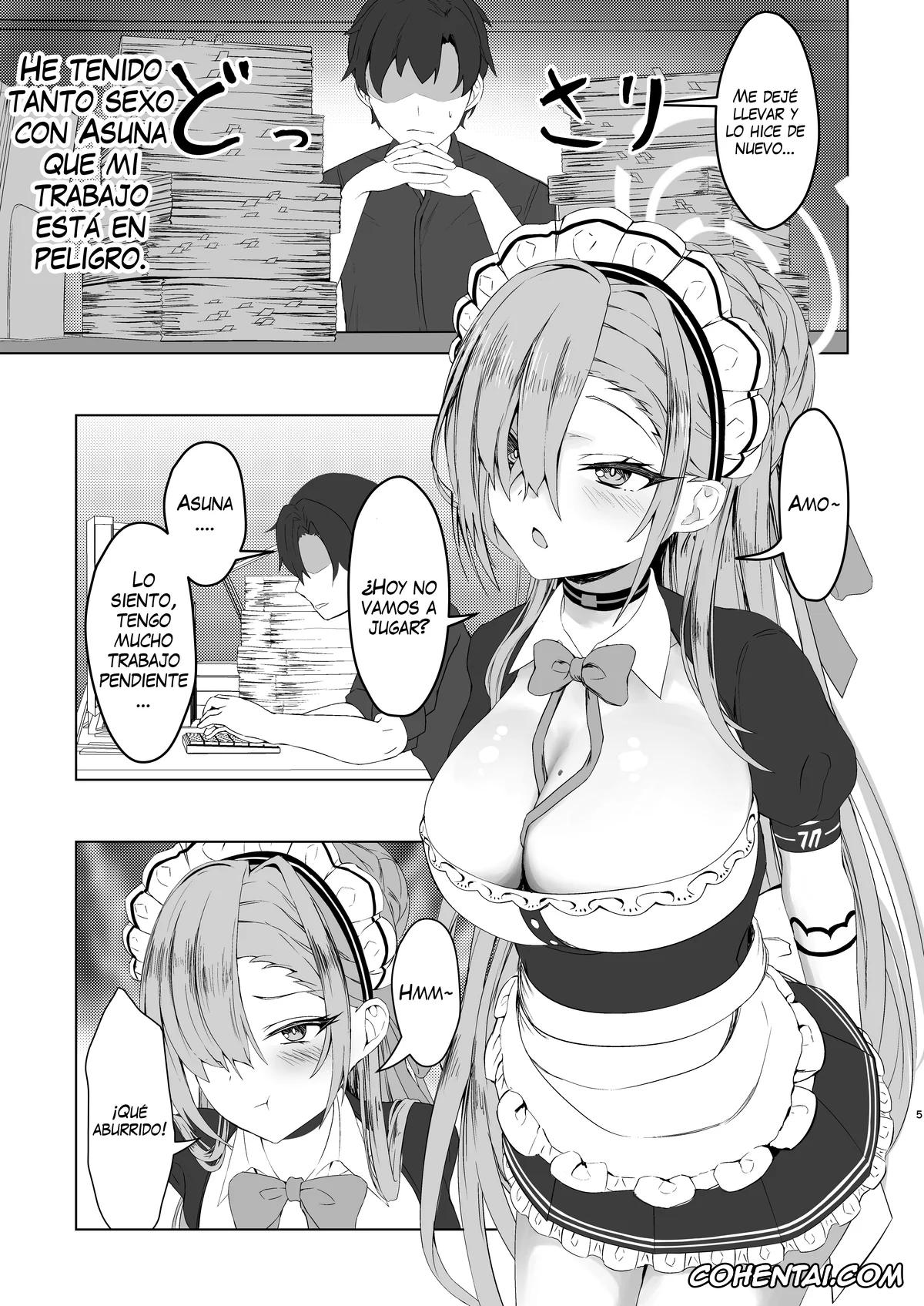 Blue Archive xxx, Asuna Ichinose xxx, Sensei xxx, Oogataken no Shitsukekata (Blue Archive), pagina 4