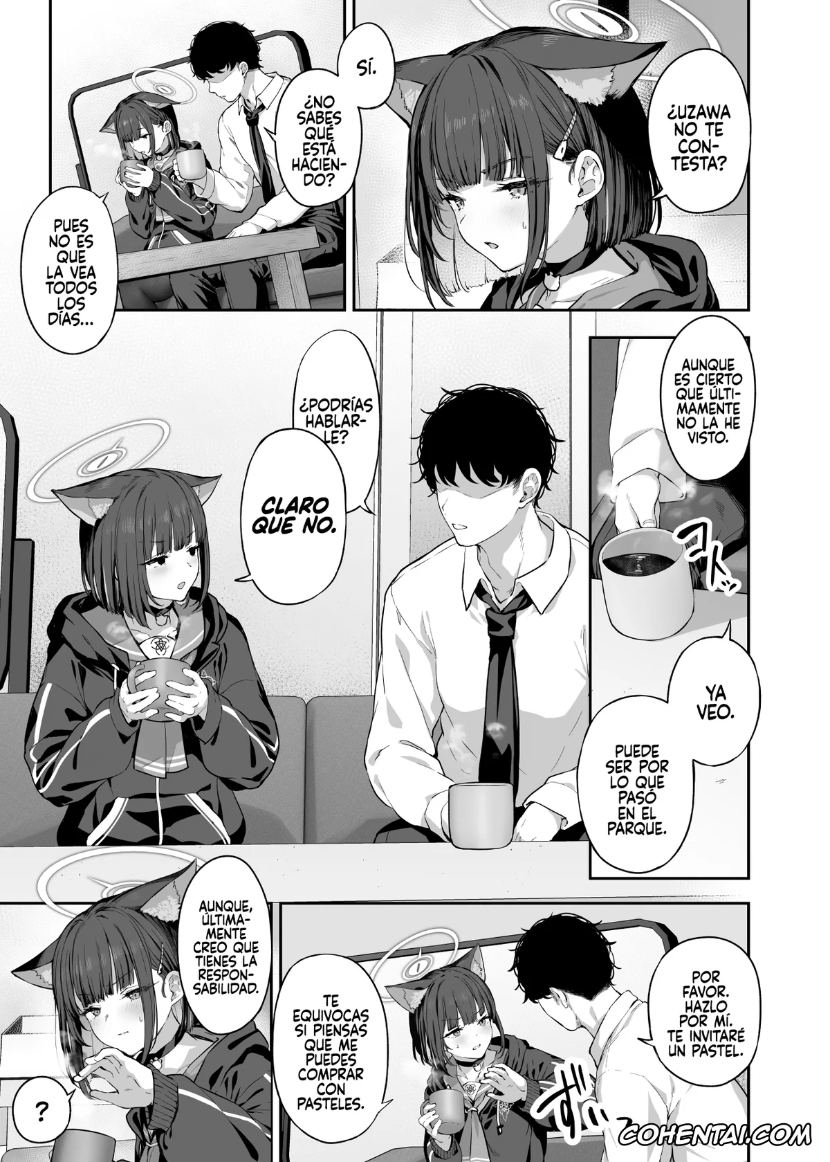 Blue Archive hentai, Kazusa Kyouyama hentai, Reisa Uzawa hentai, Sensei hentai, Tokoton Yacchau Kyouyama Kazusa 2 (Blue Archive), pagina 3