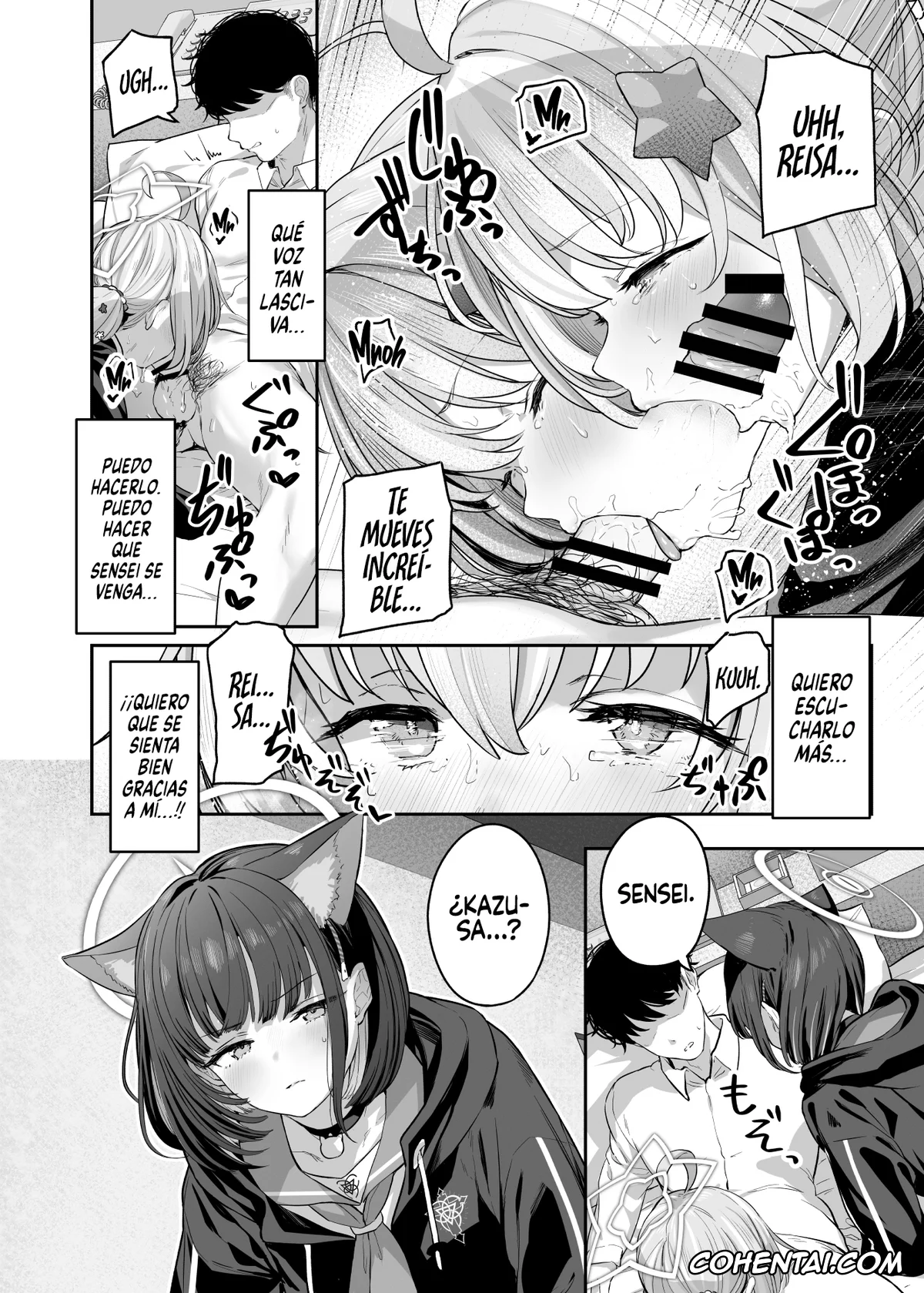 Blue Archive hentai, Kazusa Kyouyama hentai, Reisa Uzawa hentai, Sensei hentai, Tokoton Yacchau Kyouyama Kazusa 2 (Blue Archive), pagina 12