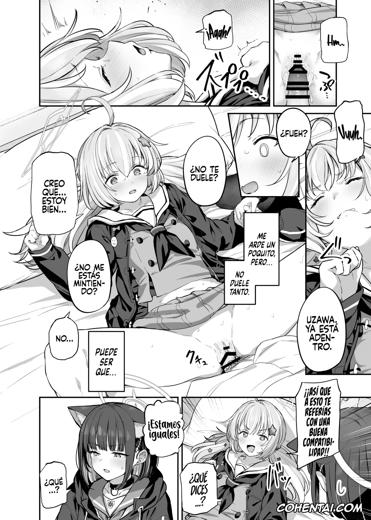Blue Archive xxx, Kazusa Kyouyama xxx, Reisa Uzawa xxx, Sensei xxx, Tokoton Yacchau Kyouyama Kazusa 2 (Blue Archive), pagina 16