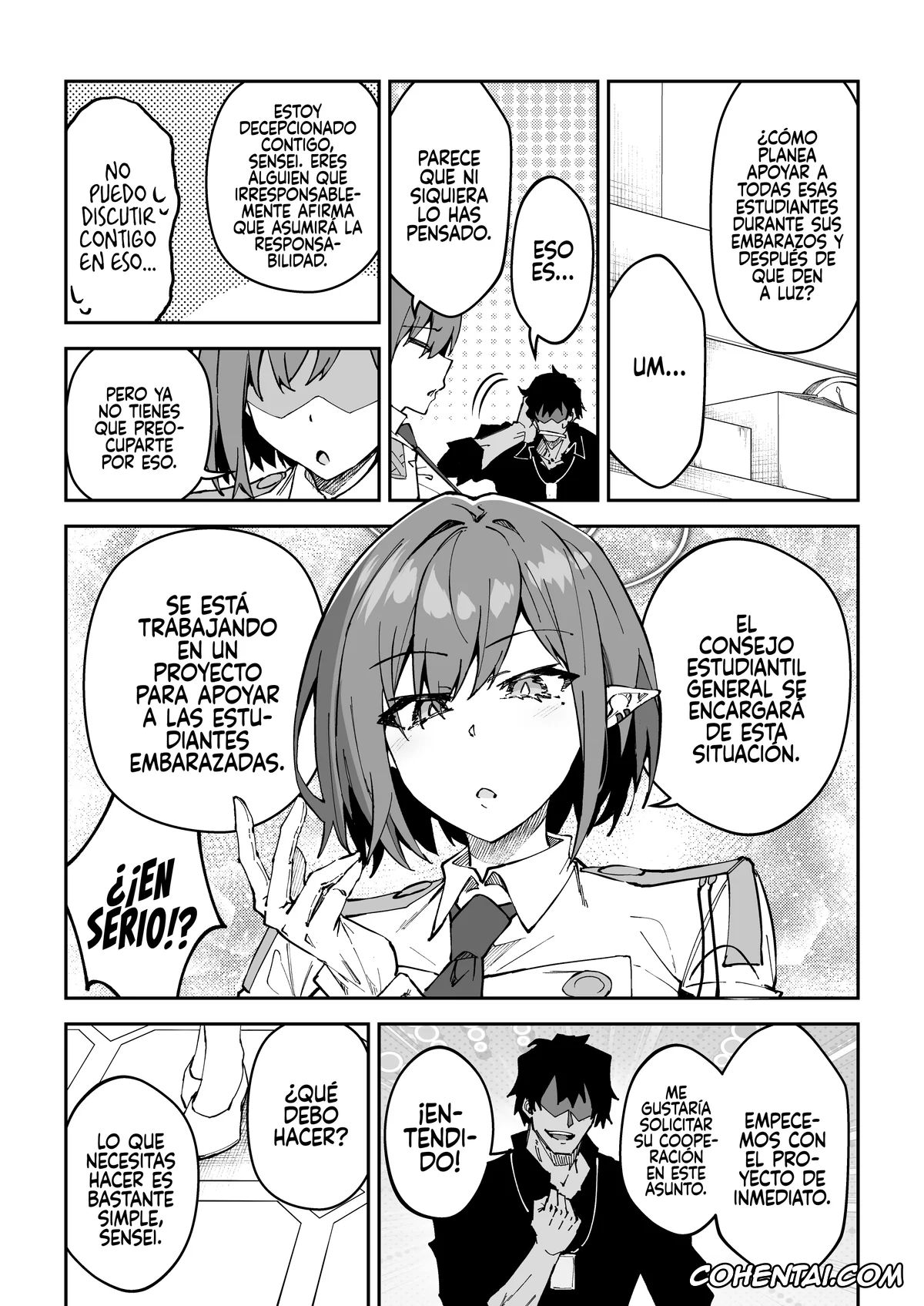 Blue Archive hentai, Aoi Oki hentai, Sensei hentai, Koushi Kondou Namahame Koubi (Blue Archive), pagina 6