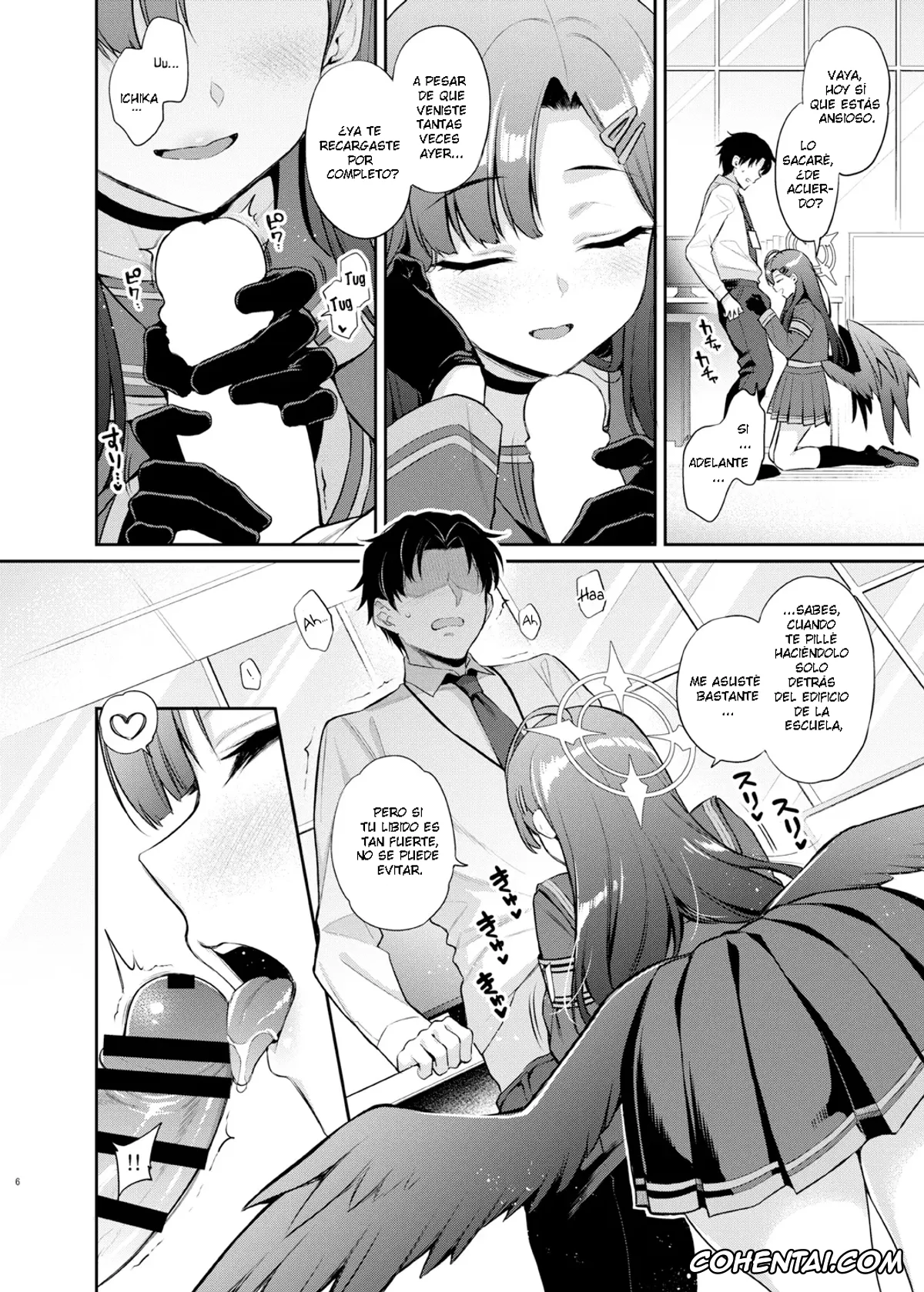 Blue Archive hentai, Ichika Nakamasa hentai, Sensei hentai, Sensei, Kyou mo Kore no Jikan ssu yo (Blue Archive), pagina 6