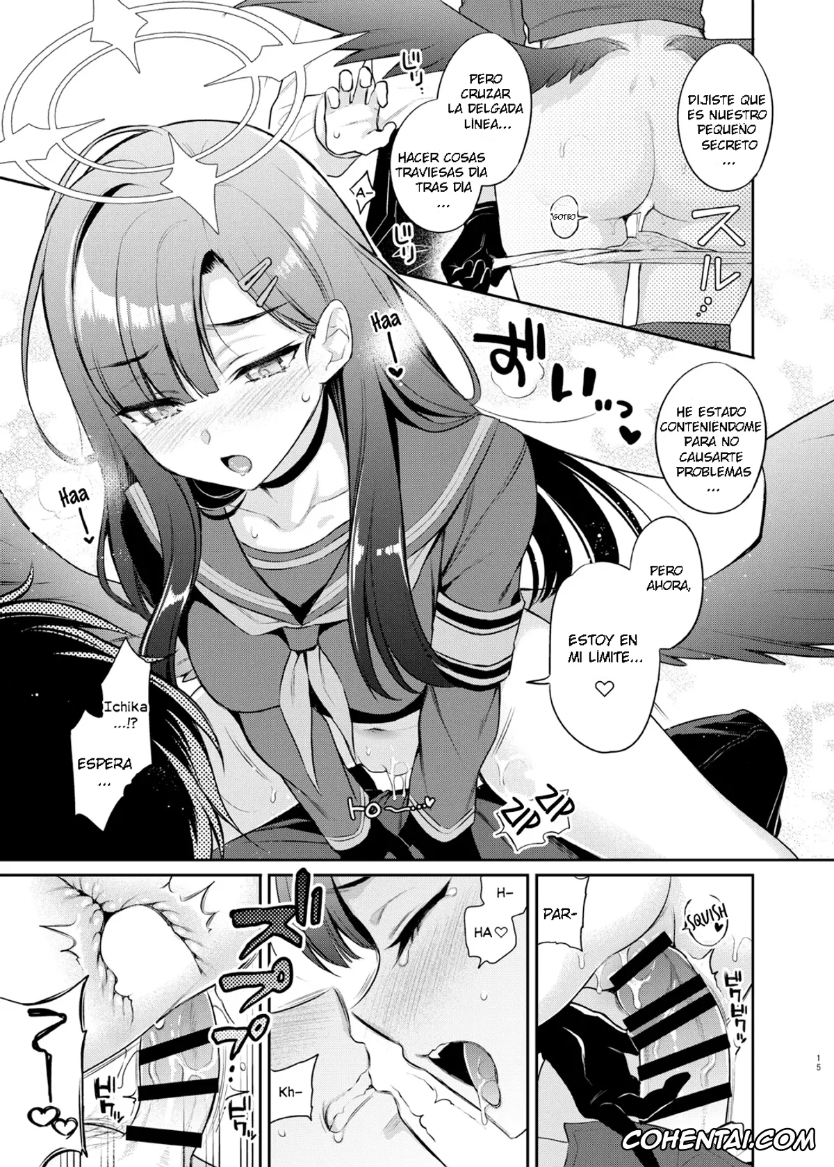 Blue Archive hentai, Ichika Nakamasa hentai, Sensei hentai, Sensei, Kyou mo Kore no Jikan ssu yo (Blue Archive), pagina 15