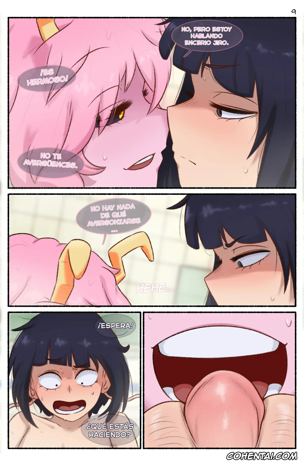My Hero Academia | Boku No Hero Academia xxx, Kyoka Jiro xxx, Mina Ashido xxx, Ochako Uraraka xxx, Tooru Hagakure xxx, Kanojo no Himitsu (Boku no Hero Academia), pagina 10