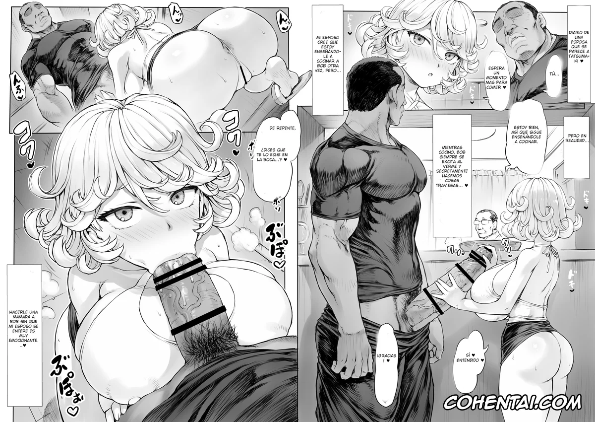 One Punch Man hentai, Senritsu No Tatsumaki hentai, Tatsumaki-ppoi Tsuma (One Punch Man), pagina 9