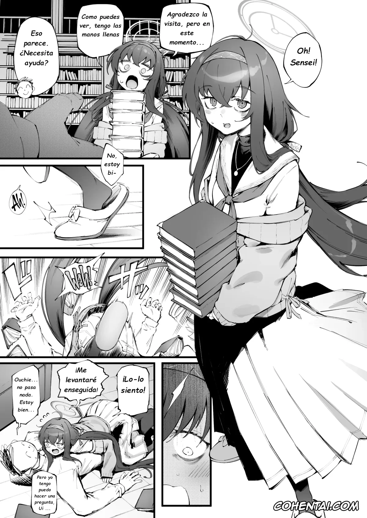 Blue Archive xxx, Sensei xxx, Ui Kozeki xxx, Ui no Nioi… (Blue Archive), pagina 1