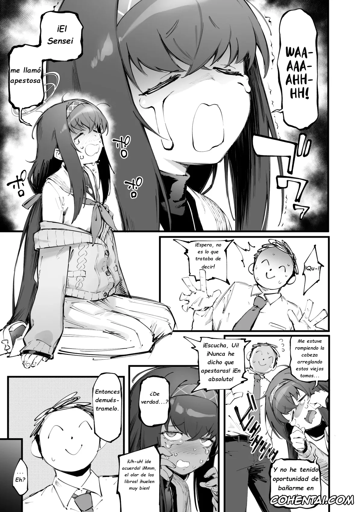 Blue Archive hentai, Sensei hentai, Ui Kozeki hentai, Ui no Nioi… (Blue Archive), pagina 3