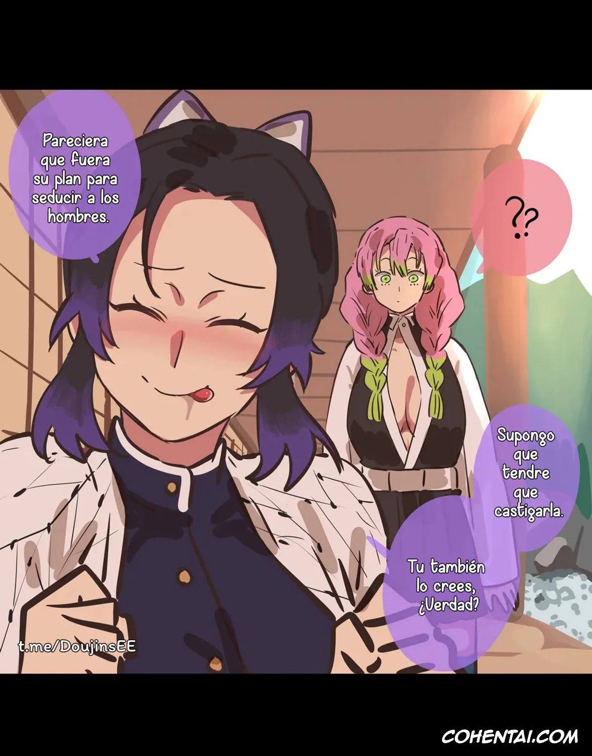 Kimetsu No Yaiba | Demon Slayer porno, Mitsuri Kanroji porno, Shinobu Kochou porno, Shinobu es una completa Zorra (Kimetsu no Yaiba), pagina 2