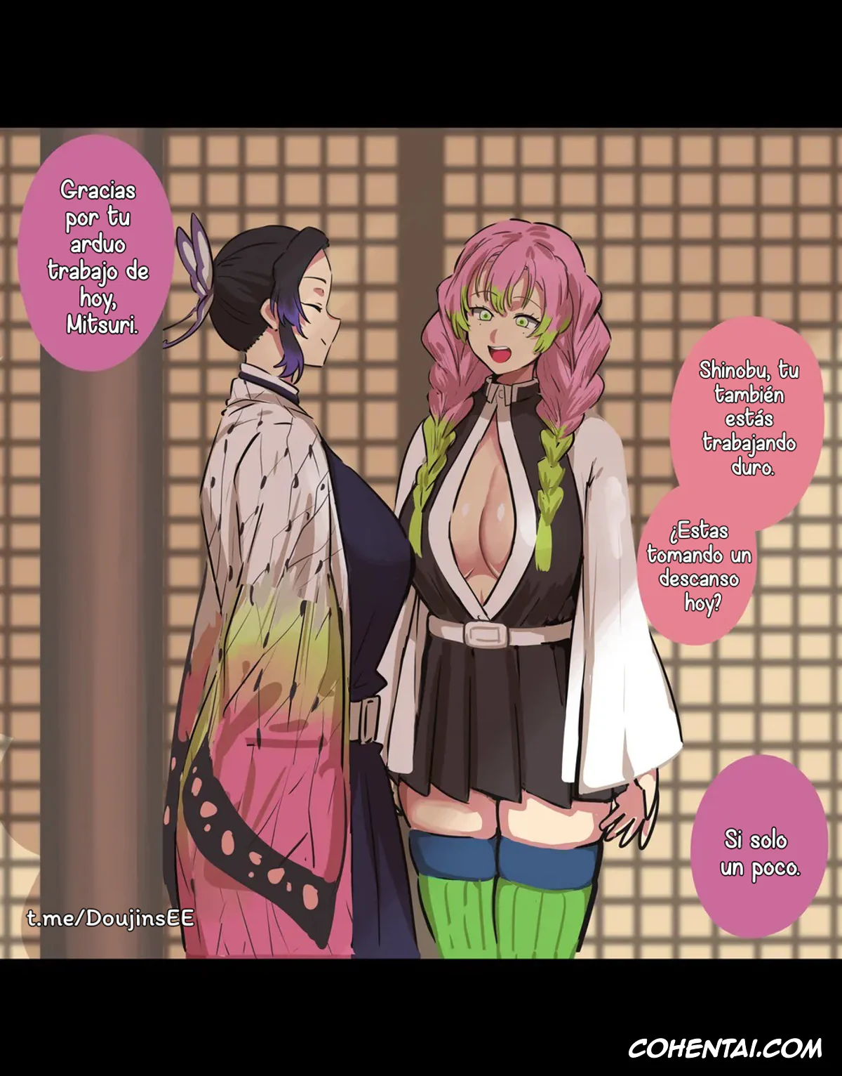 Kimetsu No Yaiba | Demon Slayer hentai, Mitsuri Kanroji hentai, Shinobu Kochou hentai, Shinobu es una completa Zorra (Kimetsu no Yaiba), pagina 3