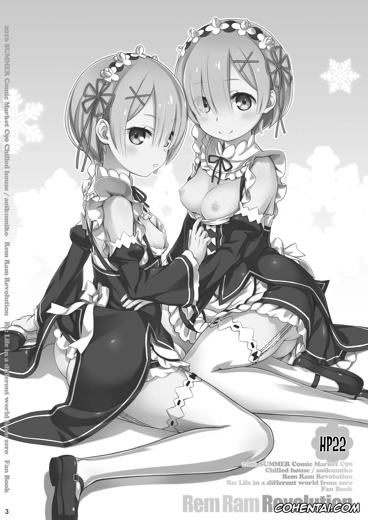 Re:Zero kara Hajimeru Isekai Seikatsu porno, Ram porno, Rem porno, Subaru Natsuki porno, Rem Ram Revolution (Re:Zero kara Hajimeru Isekai Seikatsu), pagina 2