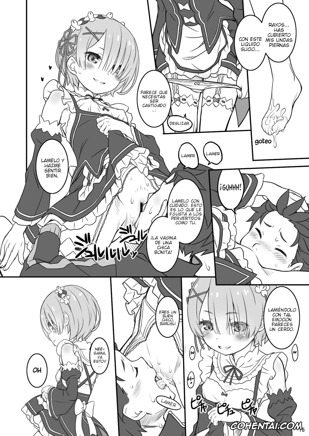 Re:Zero kara Hajimeru Isekai Seikatsu porno, Ram porno, Rem porno, Subaru Natsuki porno, Rem Ram Revolution (Re:Zero kara Hajimeru Isekai Seikatsu), pagina 14