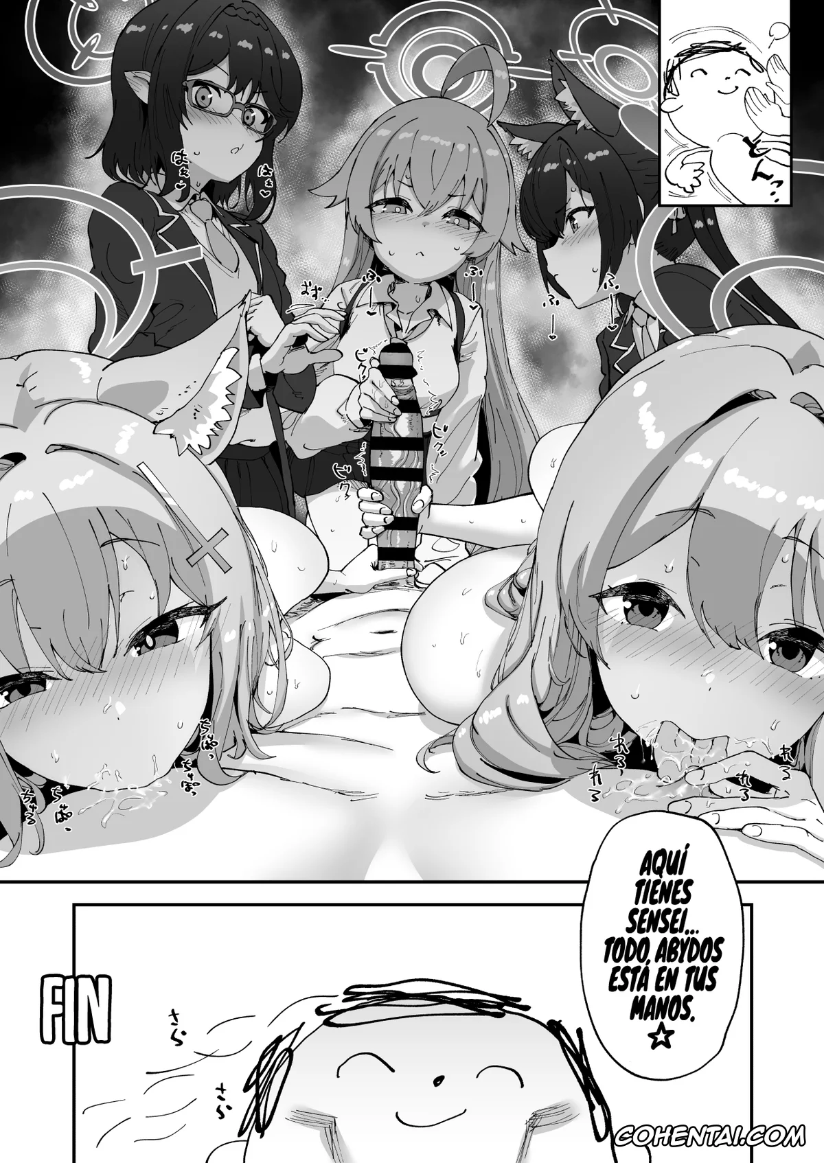Blue Archive xxx, Nonomi Izayoi xxx, Sensei xxx, Shiroko Sunaookami xxx, 2 Nensei Archive (Blue Archive), pagina 28