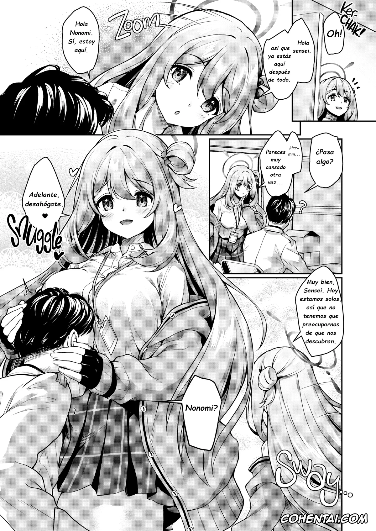 Blue Archive xxx, Nonomi Izayoi xxx, Sensei xxx, Sensei, Nonomi ga Iyashite Agemasu ne (Blue Archive), pagina 4