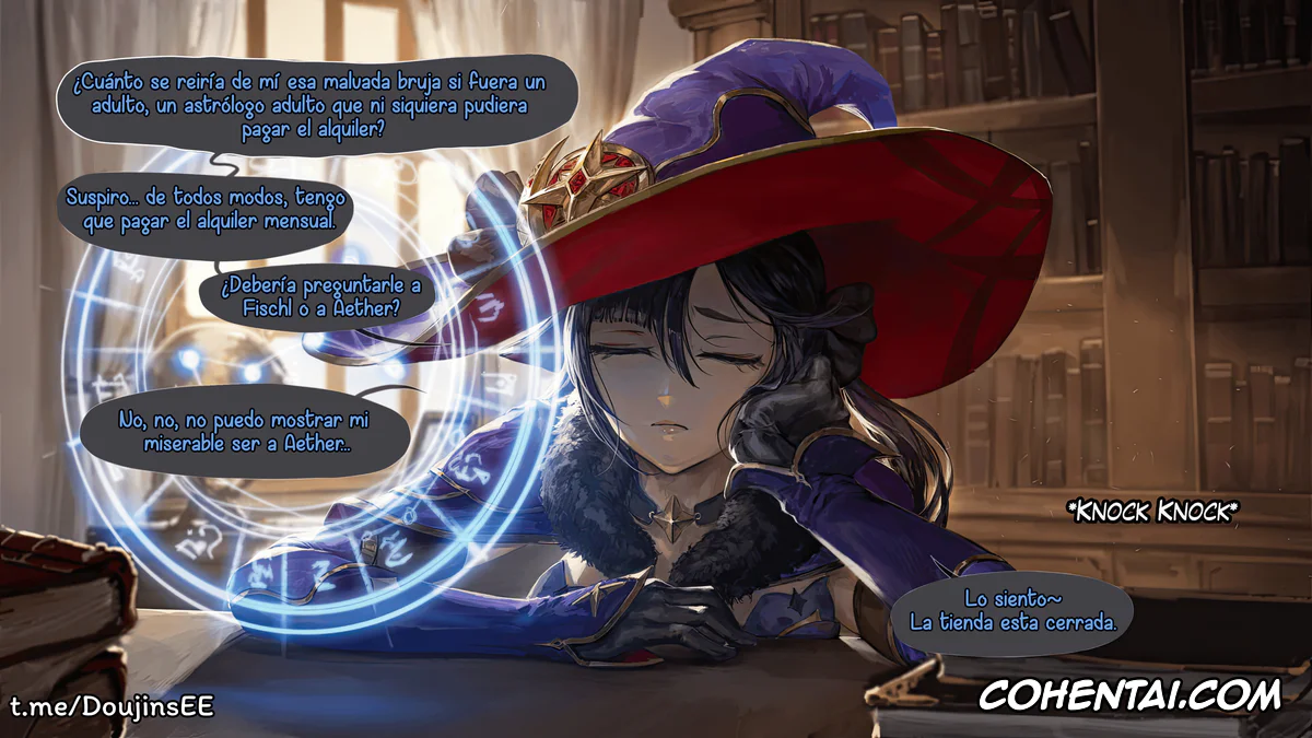 Genshin Impact xxx, Mona Megistus xxx, Pack#1 Astrologist (Genshin Impact), pagina 4