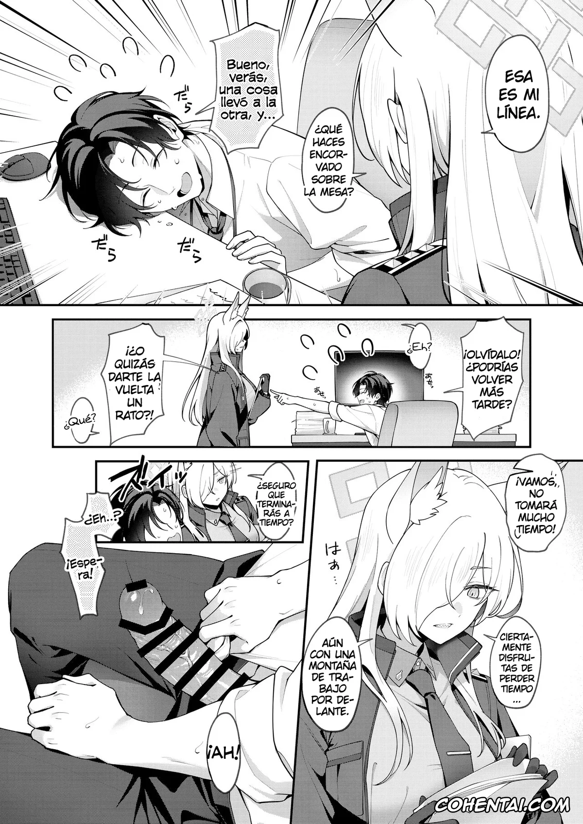 Blue Archive hentai, Kanna Ogata hentai, Sensei hentai, Kanna to Himitsu Kyouyuu (Blue Archive), pagina 3