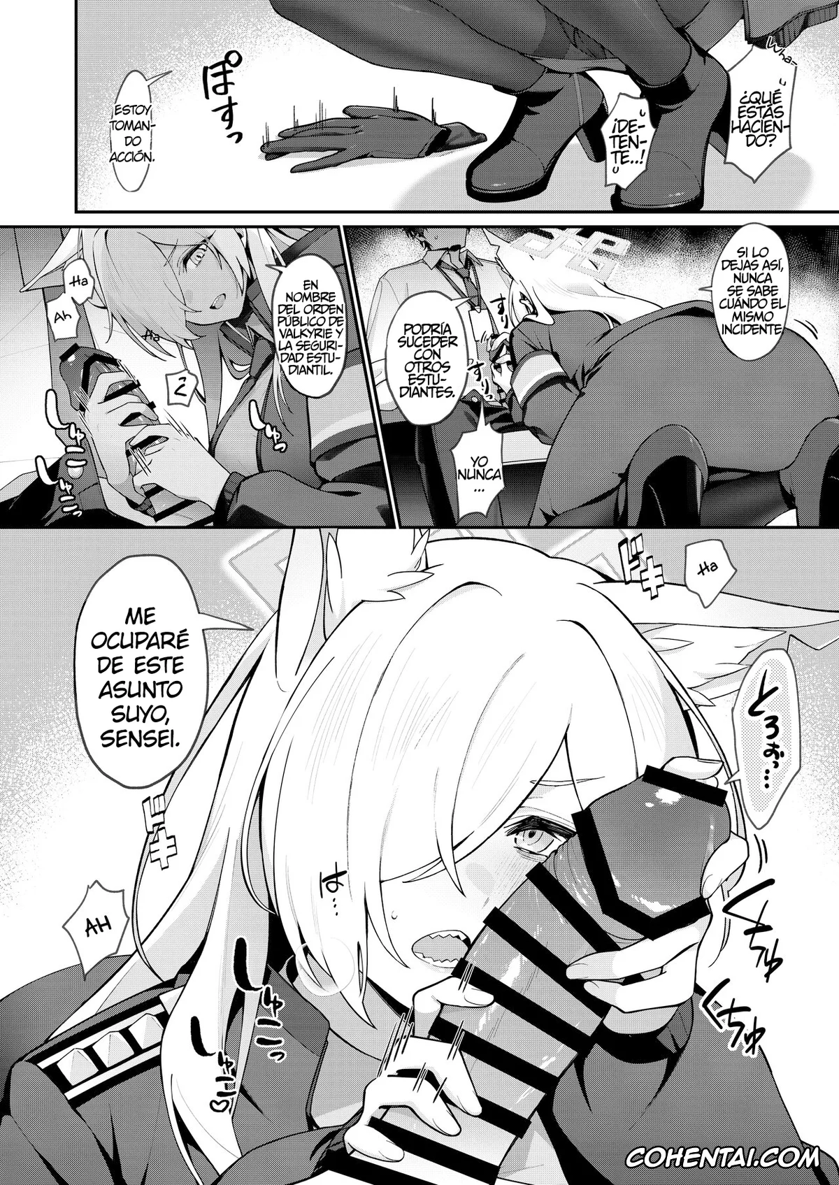 Blue Archive hentai, Kanna Ogata hentai, Sensei hentai, Kanna to Himitsu Kyouyuu (Blue Archive), pagina 6