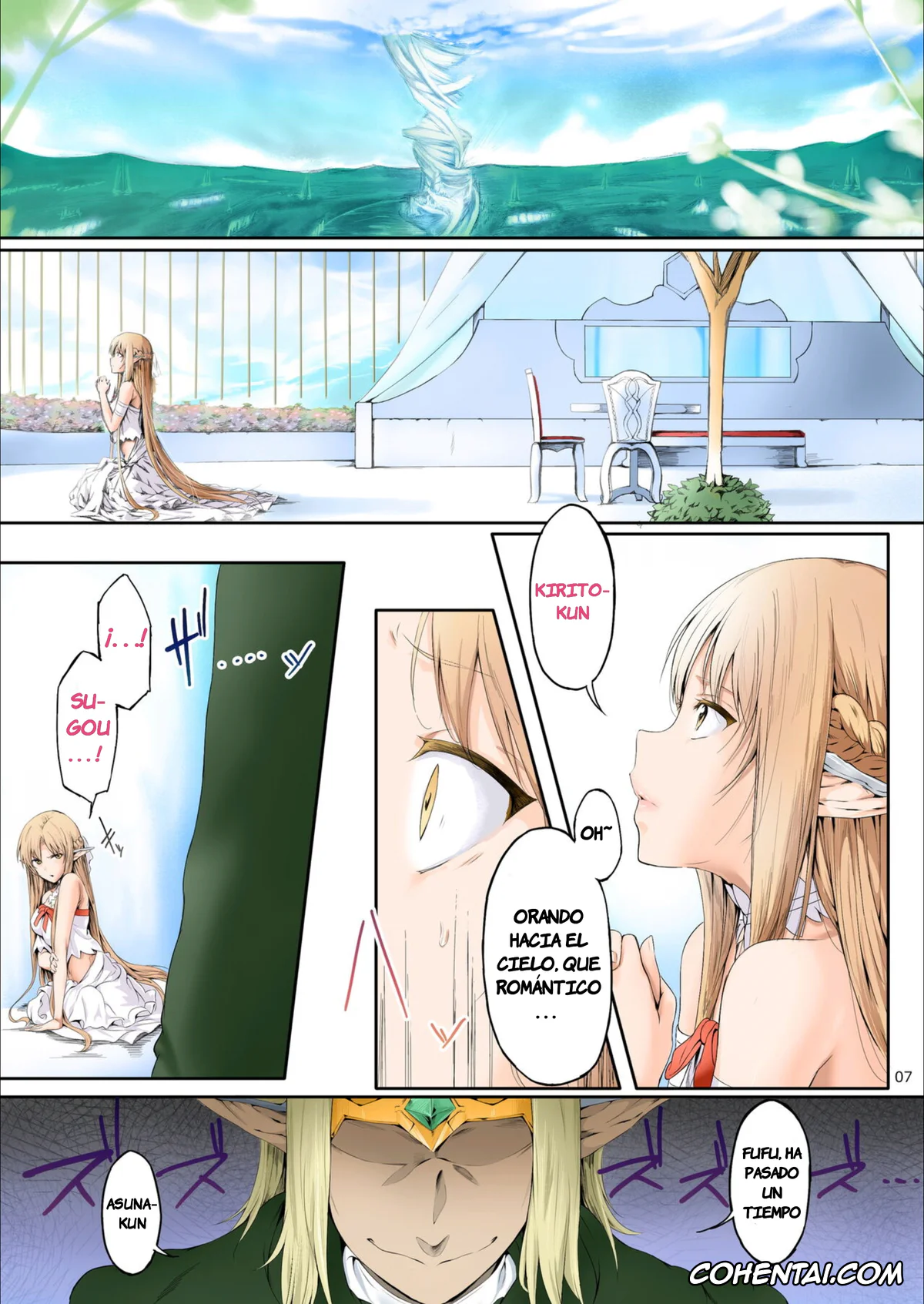 Sword Art Online hentai, Asuna Yuuki hentai, Asunama (Sword Art Online), pagina 3