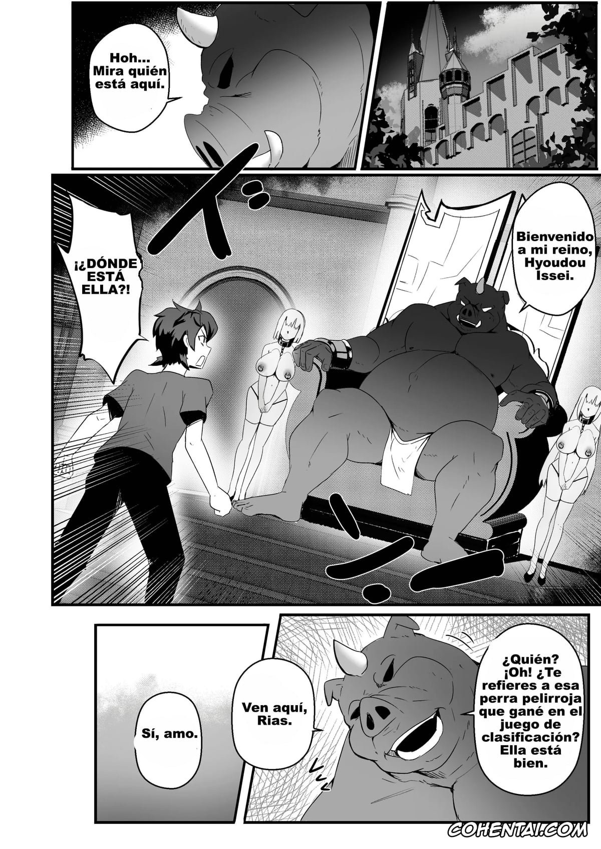 Highschool DxD porno, Rias Gremory porno, B-Trayal 13-4 Rias (Highschool DxD), pagina 2