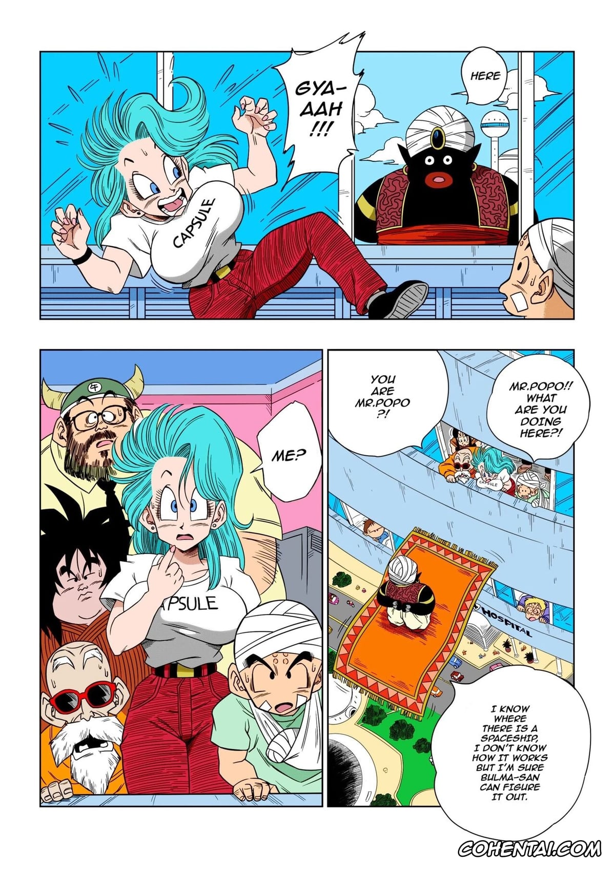 Dragon Ball porno, Bulma Briefs porno, Mr. Popo porno, Dagon Ball – Bulma & Mr. Popo (Dragon Ball Z), pagina 2