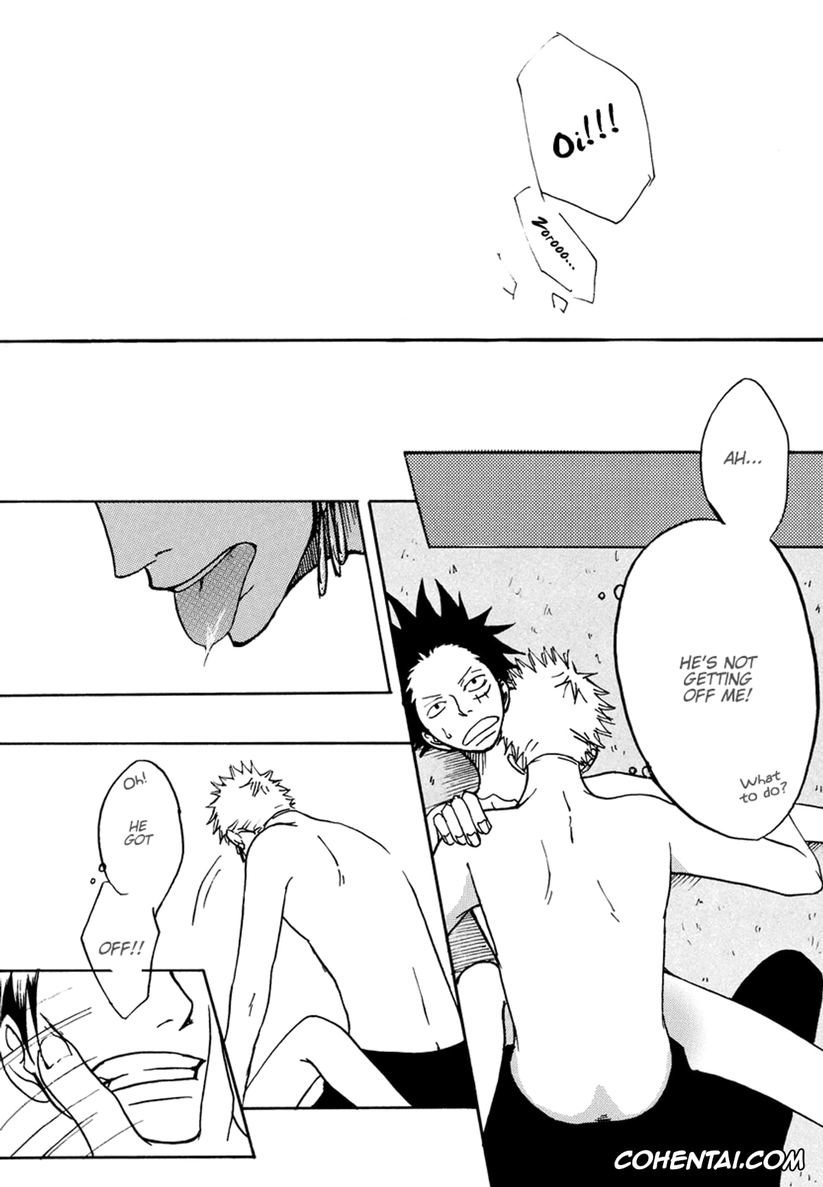 One Piece xxx, Monkey D. Luffy xxx, Roronoa Zoro xxx, CRAZY X CRAZY (One Piece), pagina 31