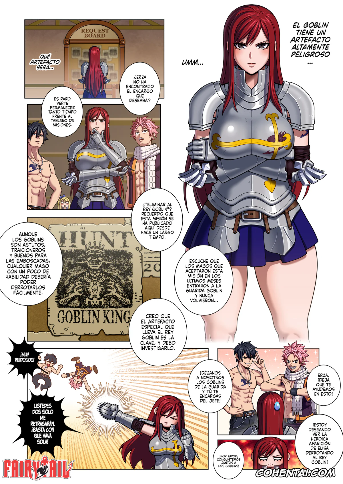 Fairy Tail xxx, Erza Scarlet xxx, Erza Scarlet (Fairy Tail), pagina 1