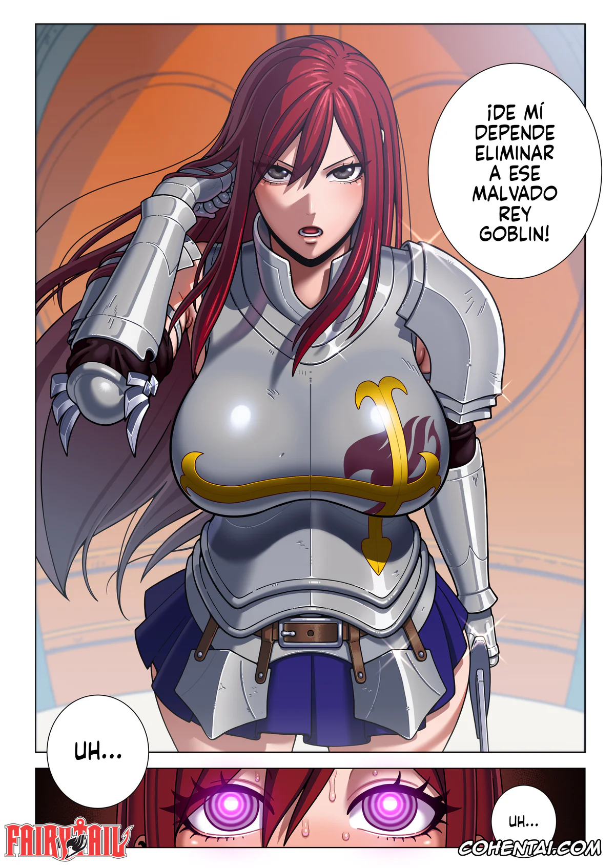Fairy Tail porno, Erza Scarlet porno, Erza Scarlet (Fairy Tail), pagina 2