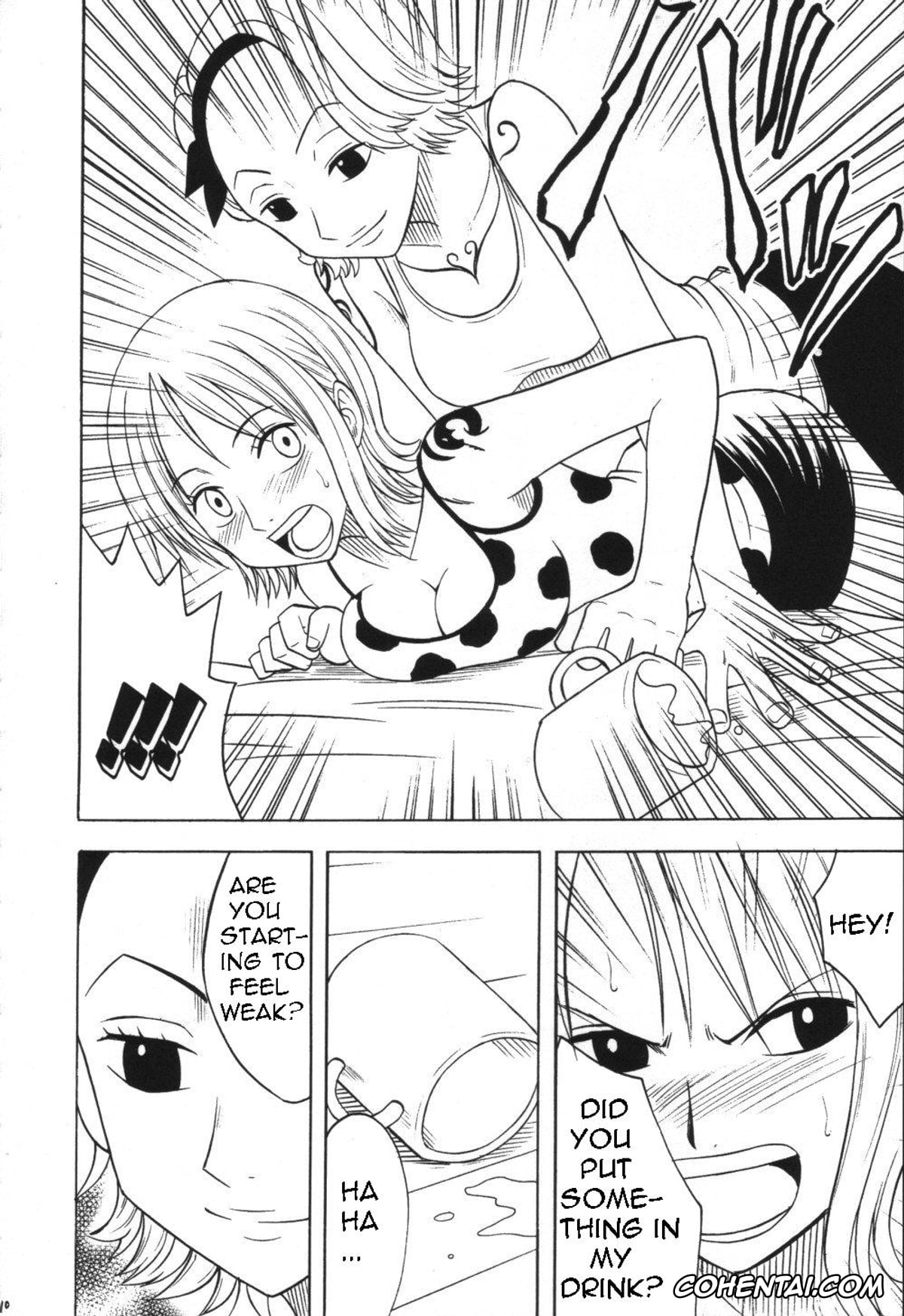 One Piece hentai, Arlong hentai, Monkey D. Luffy hentai, Nami hentai, Nojiko hentai, VOYAGE (One Piece), pagina 9