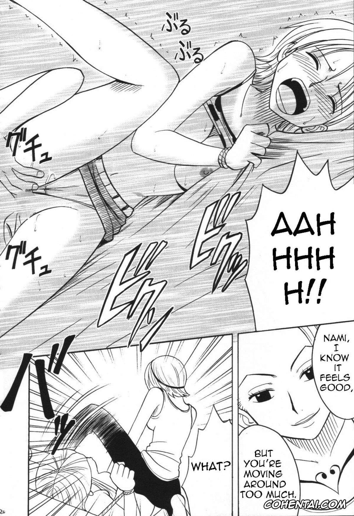 One Piece xxx, Arlong xxx, Monkey D. Luffy xxx, Nami xxx, Nojiko xxx, VOYAGE (One Piece), pagina 19