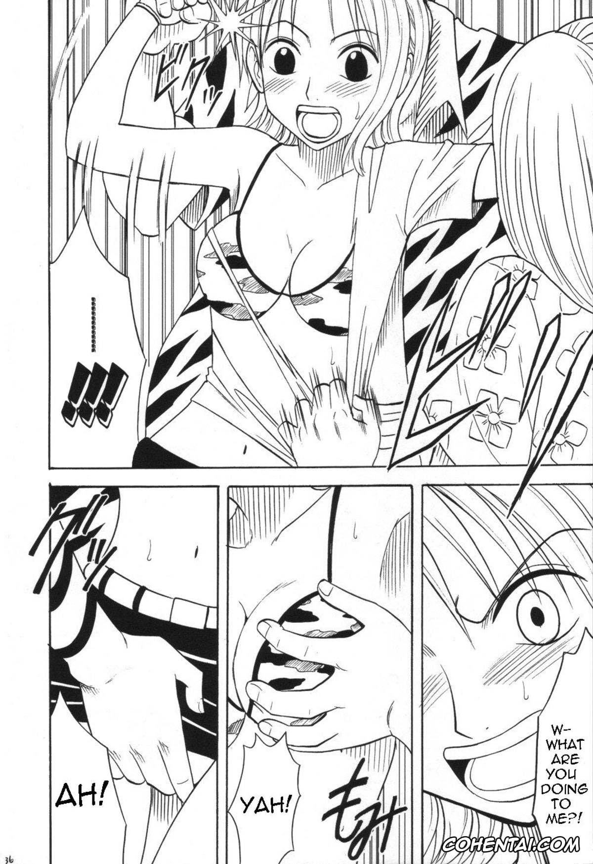 One Piece porno, Arlong porno, Monkey D. Luffy porno, Nami porno, Nojiko porno, VOYAGE (One Piece), pagina 35