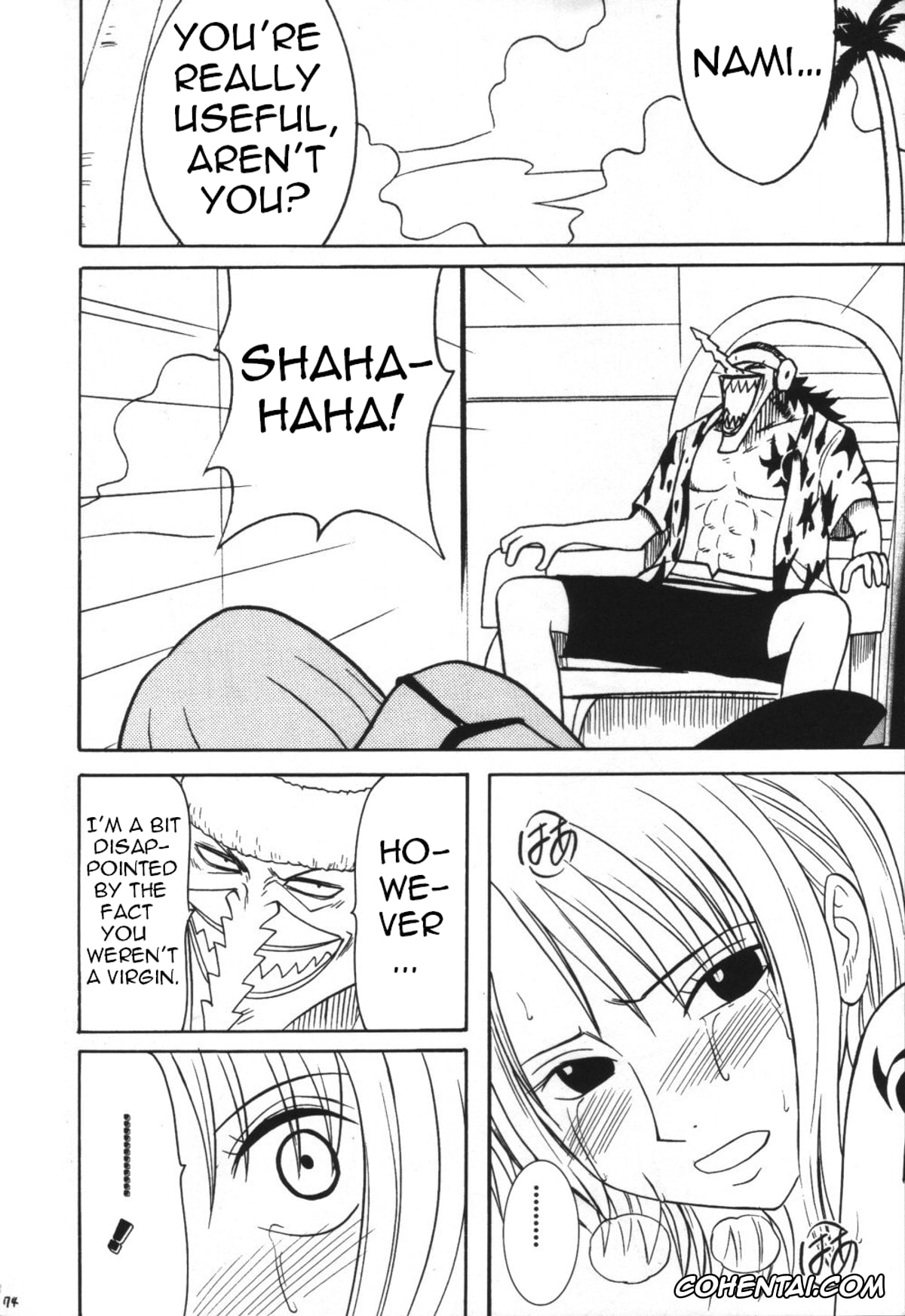 One Piece xxx, Arlong xxx, Monkey D. Luffy xxx, Nami xxx, Nojiko xxx, VOYAGE (One Piece), pagina 73