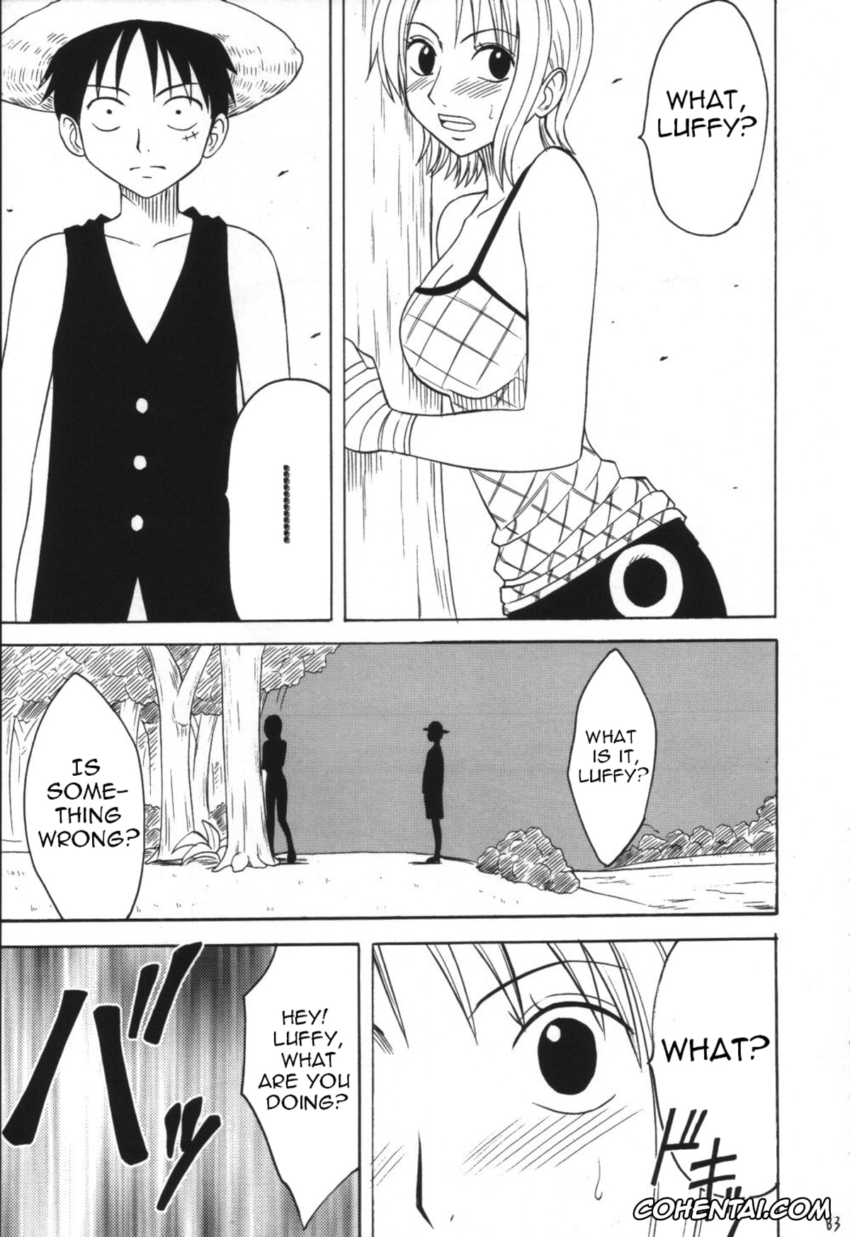 One Piece xxx, Arlong xxx, Monkey D. Luffy xxx, Nami xxx, Nojiko xxx, VOYAGE (One Piece), pagina 82