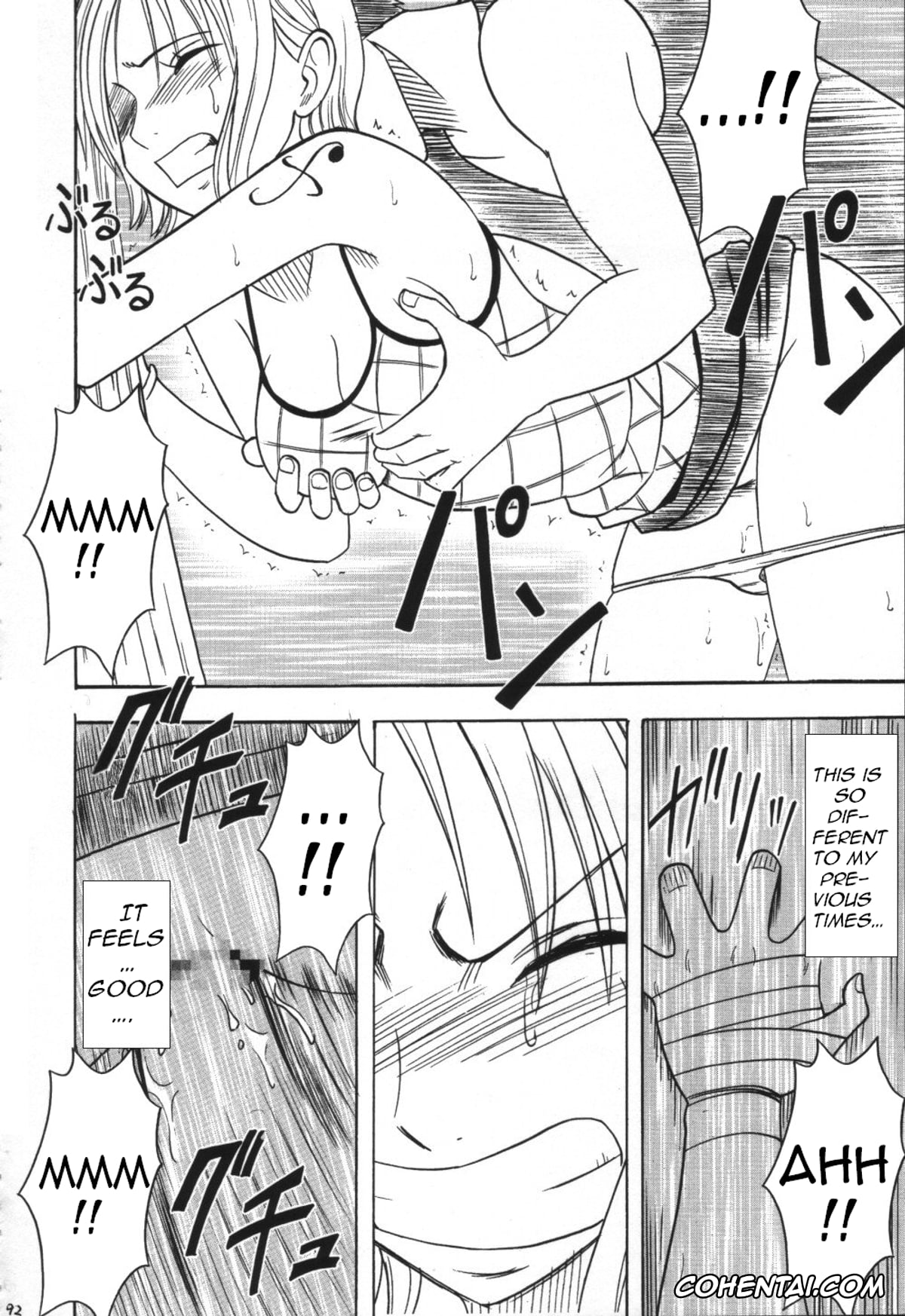 One Piece xxx, Arlong xxx, Monkey D. Luffy xxx, Nami xxx, Nojiko xxx, VOYAGE (One Piece), pagina 91
