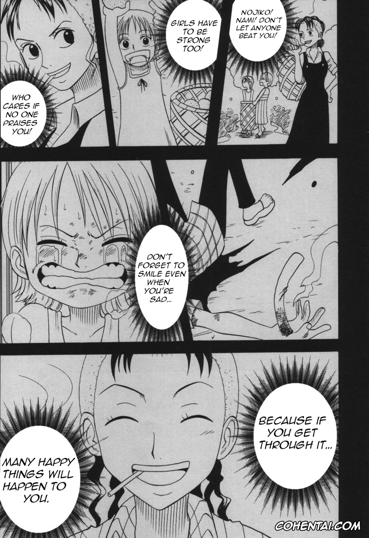 One Piece xxx, Arlong xxx, Monkey D. Luffy xxx, Nami xxx, Nojiko xxx, VOYAGE (One Piece), pagina 100