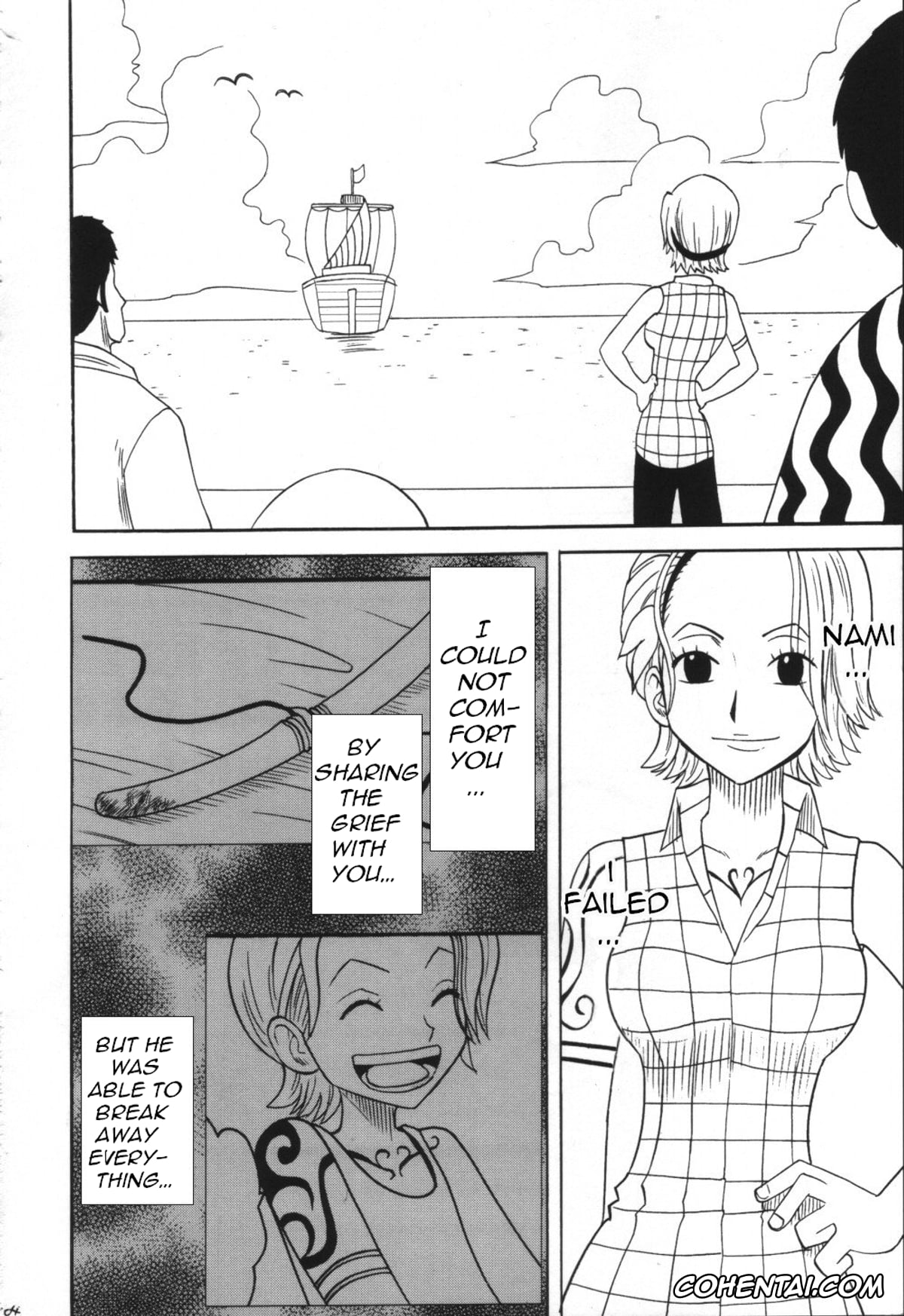 One Piece xxx, Arlong xxx, Monkey D. Luffy xxx, Nami xxx, Nojiko xxx, VOYAGE (One Piece), pagina 103