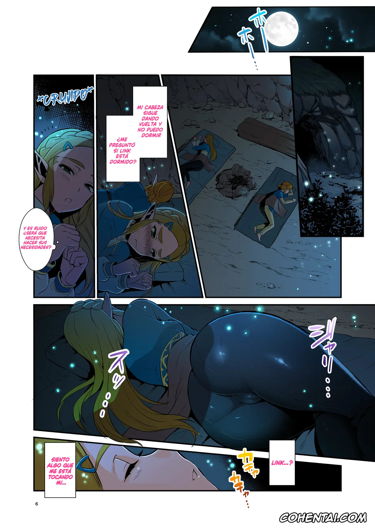 The Legend Of Zelda porno, Link porno, Princess Zelda porno, Hyrule Hanei no Tame no Katsudou! (The Legend of Zelda: Breath of the Wild), pagina 5