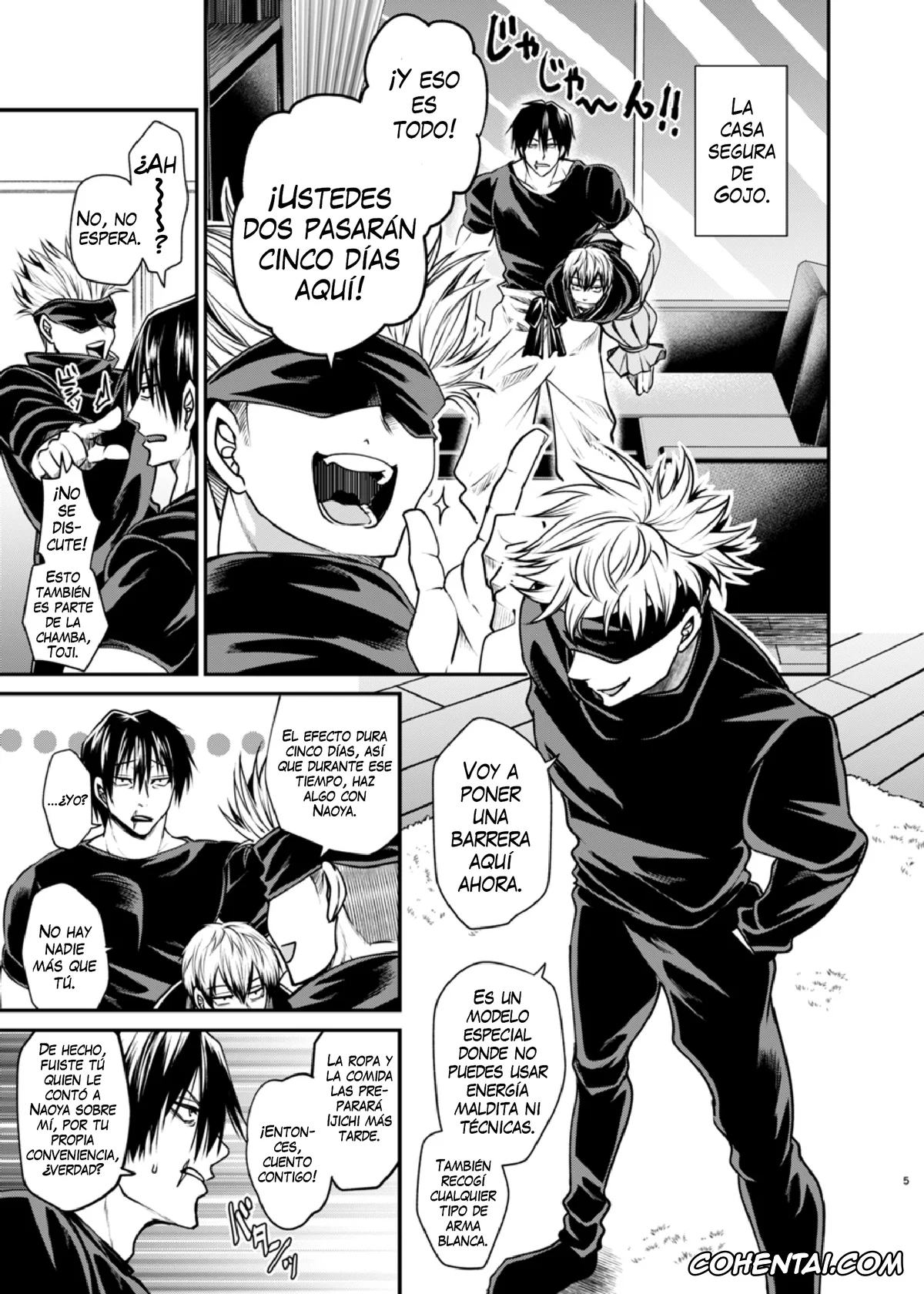 Jujutsu Kaisen xxx, Naoya Zenin xxx, Toji Fushiguro xxx, Oyasumi Nightmare (Jujutsu Kaisen), pagina 4