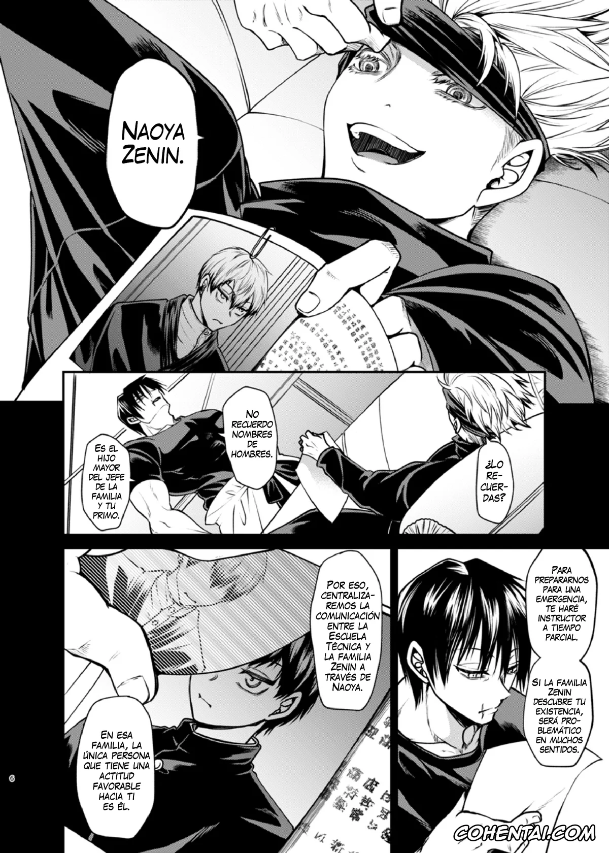 Jujutsu Kaisen porno, Naoya Zenin porno, Toji Fushiguro porno, Oyasumi Nightmare (Jujutsu Kaisen), pagina 5