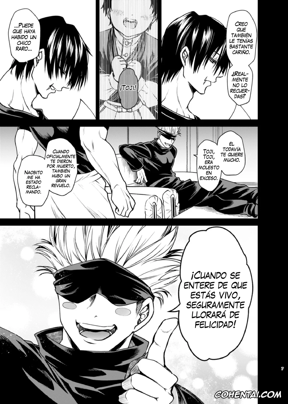 Jujutsu Kaisen hentai, Naoya Zenin hentai, Toji Fushiguro hentai, Oyasumi Nightmare (Jujutsu Kaisen), pagina 6