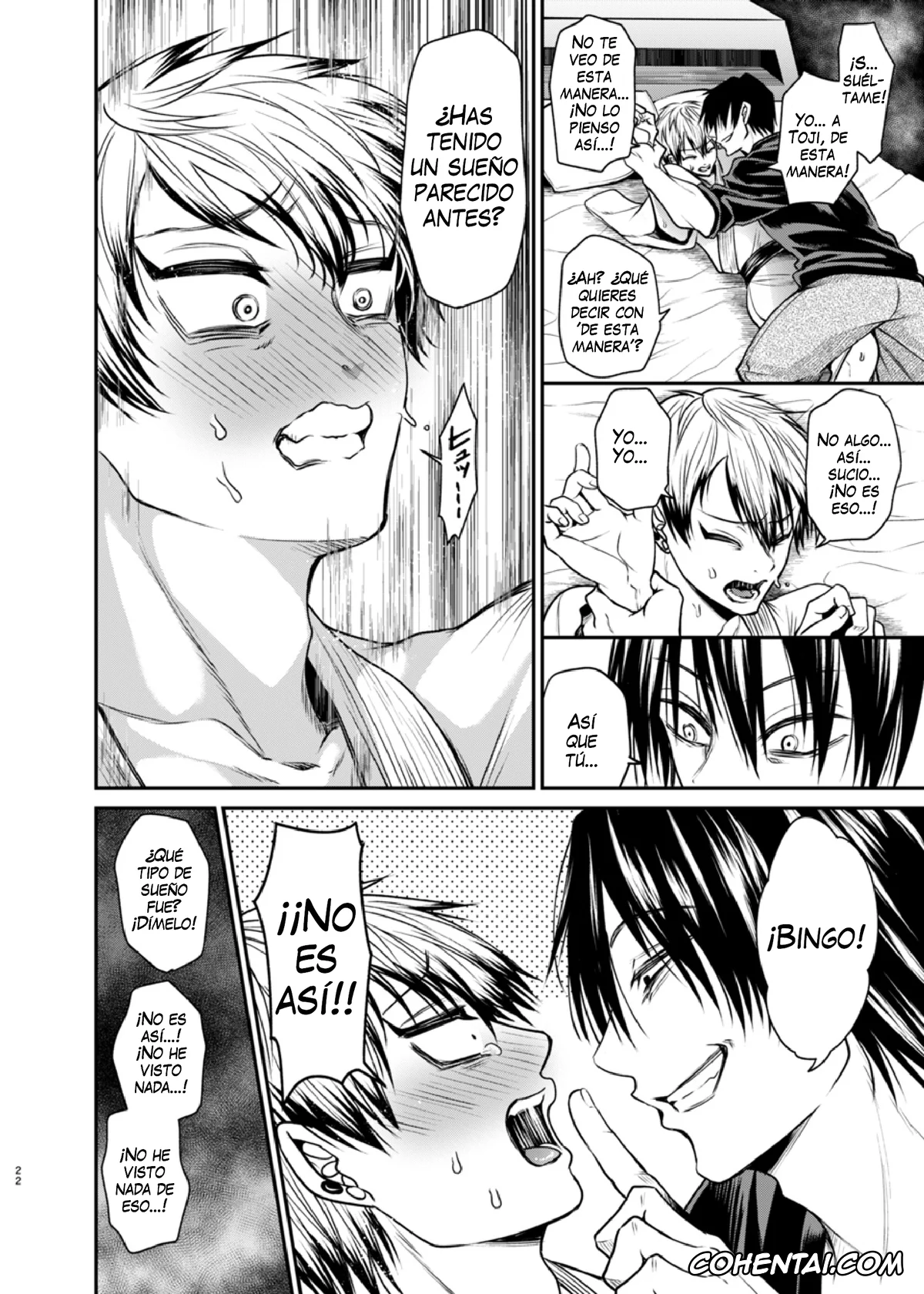 Jujutsu Kaisen hentai, Naoya Zenin hentai, Toji Fushiguro hentai, Oyasumi Nightmare (Jujutsu Kaisen), pagina 21
