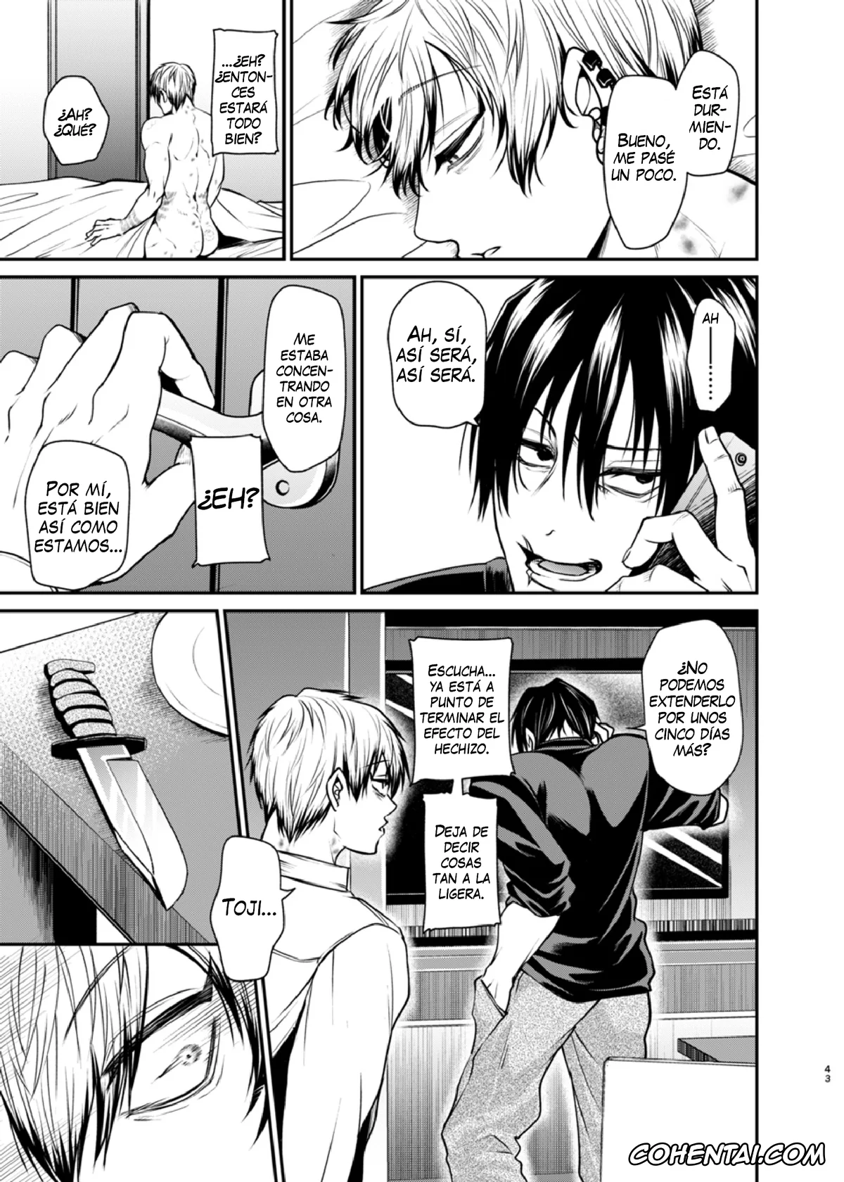 Jujutsu Kaisen hentai, Naoya Zenin hentai, Toji Fushiguro hentai, Oyasumi Nightmare (Jujutsu Kaisen), pagina 42