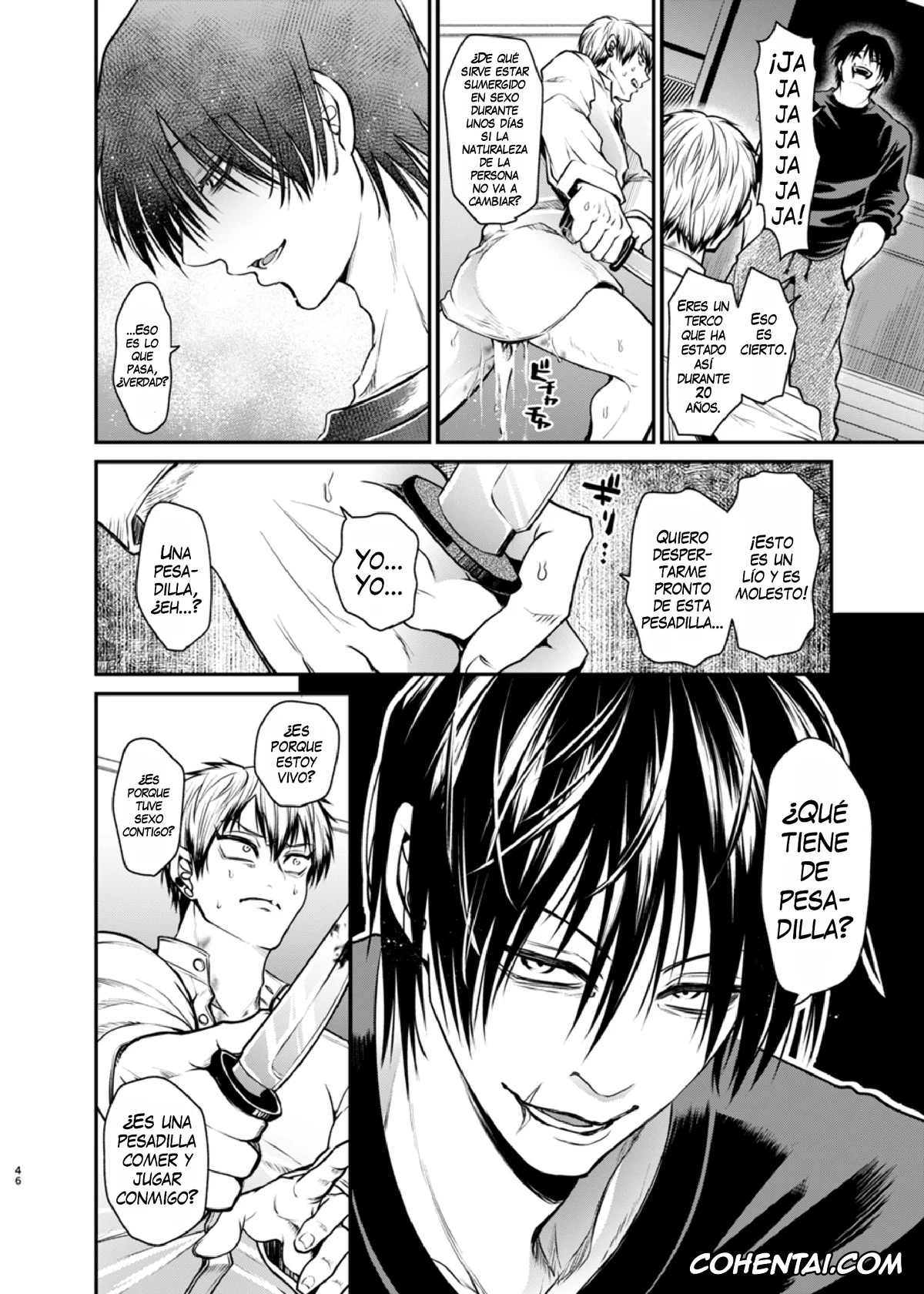 Jujutsu Kaisen hentai, Naoya Zenin hentai, Toji Fushiguro hentai, Oyasumi Nightmare (Jujutsu Kaisen), pagina 45
