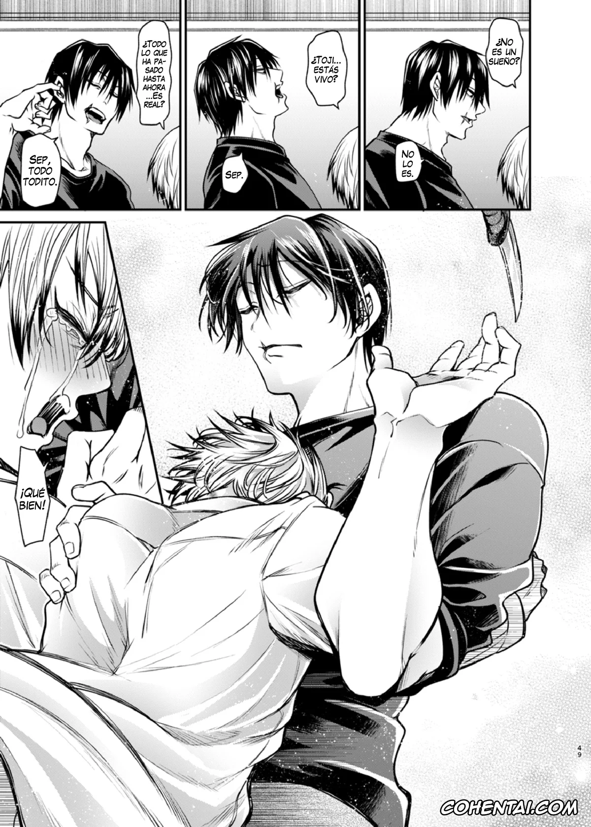 Jujutsu Kaisen hentai, Naoya Zenin hentai, Toji Fushiguro hentai, Oyasumi Nightmare (Jujutsu Kaisen), pagina 48