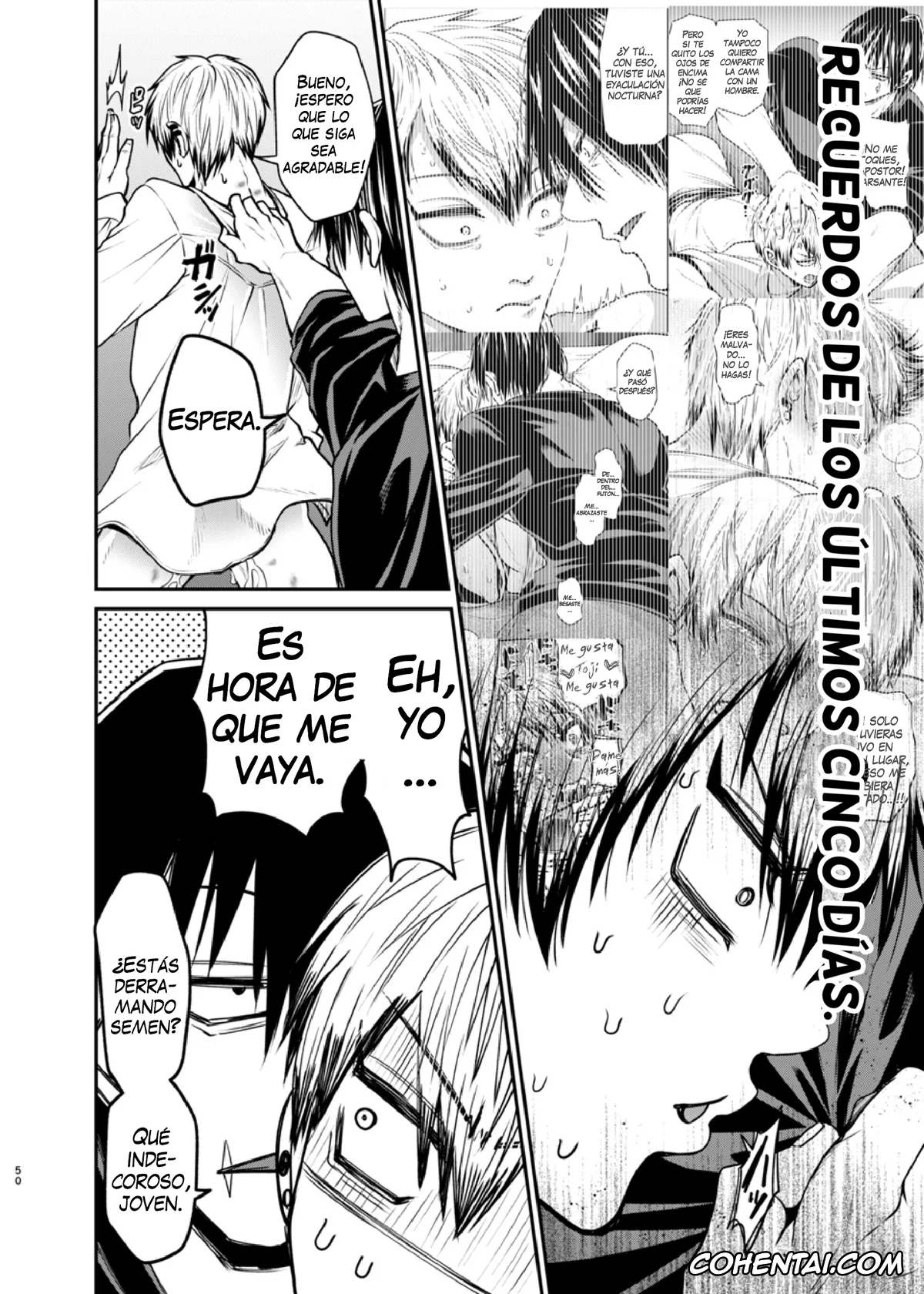 Jujutsu Kaisen xxx, Naoya Zenin xxx, Toji Fushiguro xxx, Oyasumi Nightmare (Jujutsu Kaisen), pagina 49