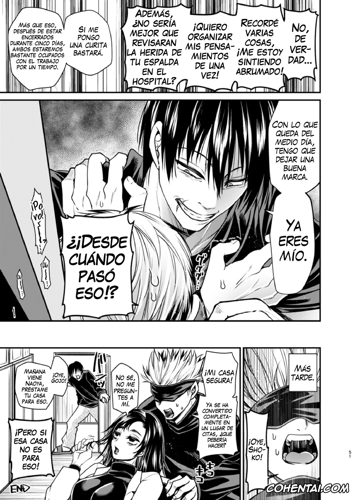 Jujutsu Kaisen porno, Naoya Zenin porno, Toji Fushiguro porno, Oyasumi Nightmare (Jujutsu Kaisen), pagina 50