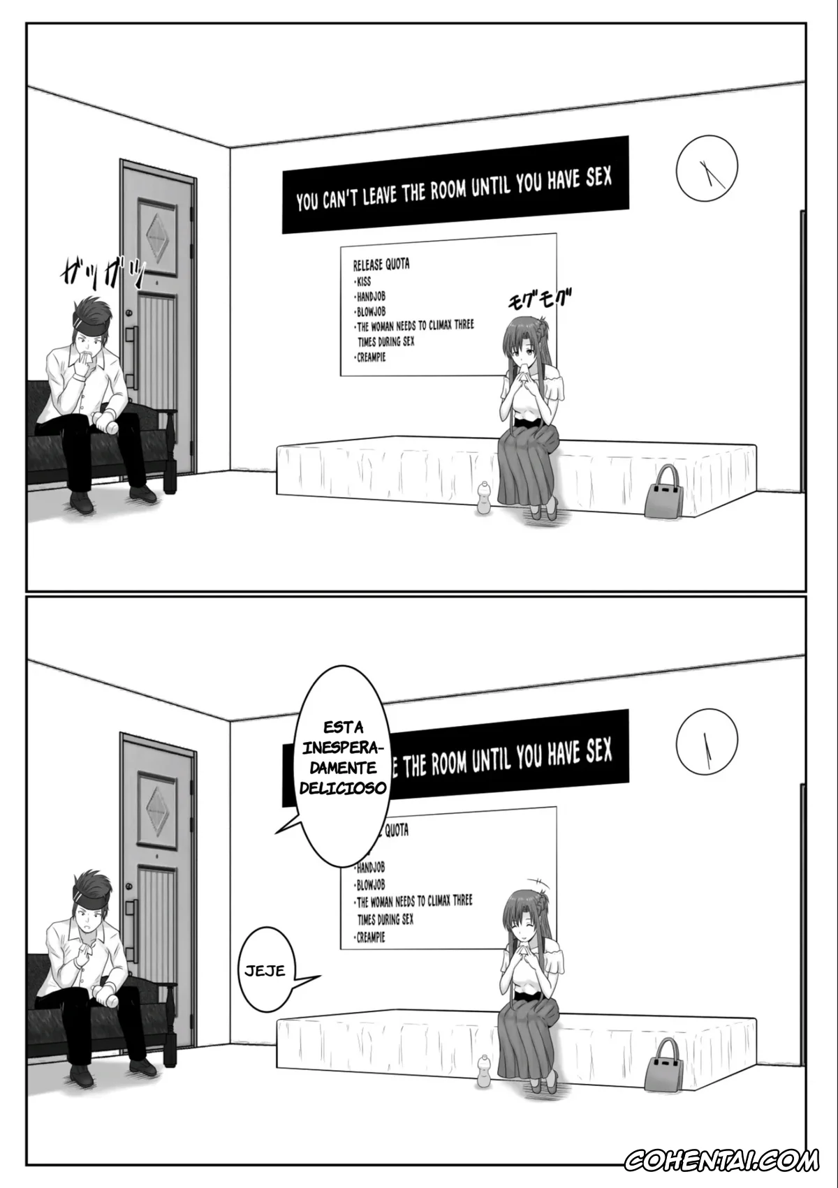 Sword Art Online hentai, Asuna Yuuki hentai, Ryoutarou Tsuboi | Klein hentai, Dasshutsu Shitakattanode Kimi Igai no Hito to Sex Shichatte Gomennasai (Sword Art Online), pagina 18
