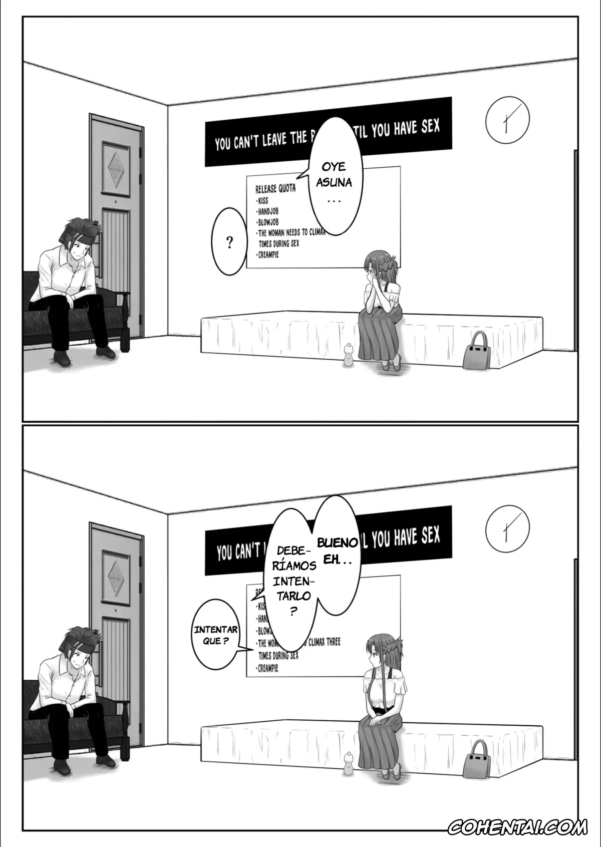 Sword Art Online hentai, Asuna Yuuki hentai, Ryoutarou Tsuboi | Klein hentai, Dasshutsu Shitakattanode Kimi Igai no Hito to Sex Shichatte Gomennasai (Sword Art Online), pagina 24